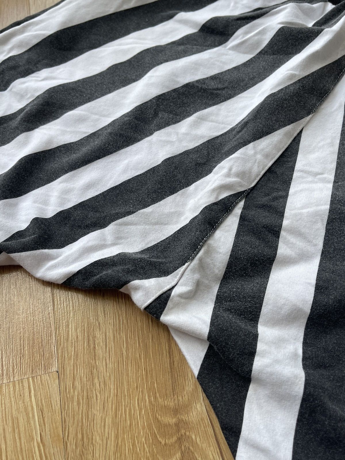 Japanese Brand VTG Striped Baggy Harem Pants Grunge Punk Issey Miyake Style Size US 29 - 18 Thumbnail