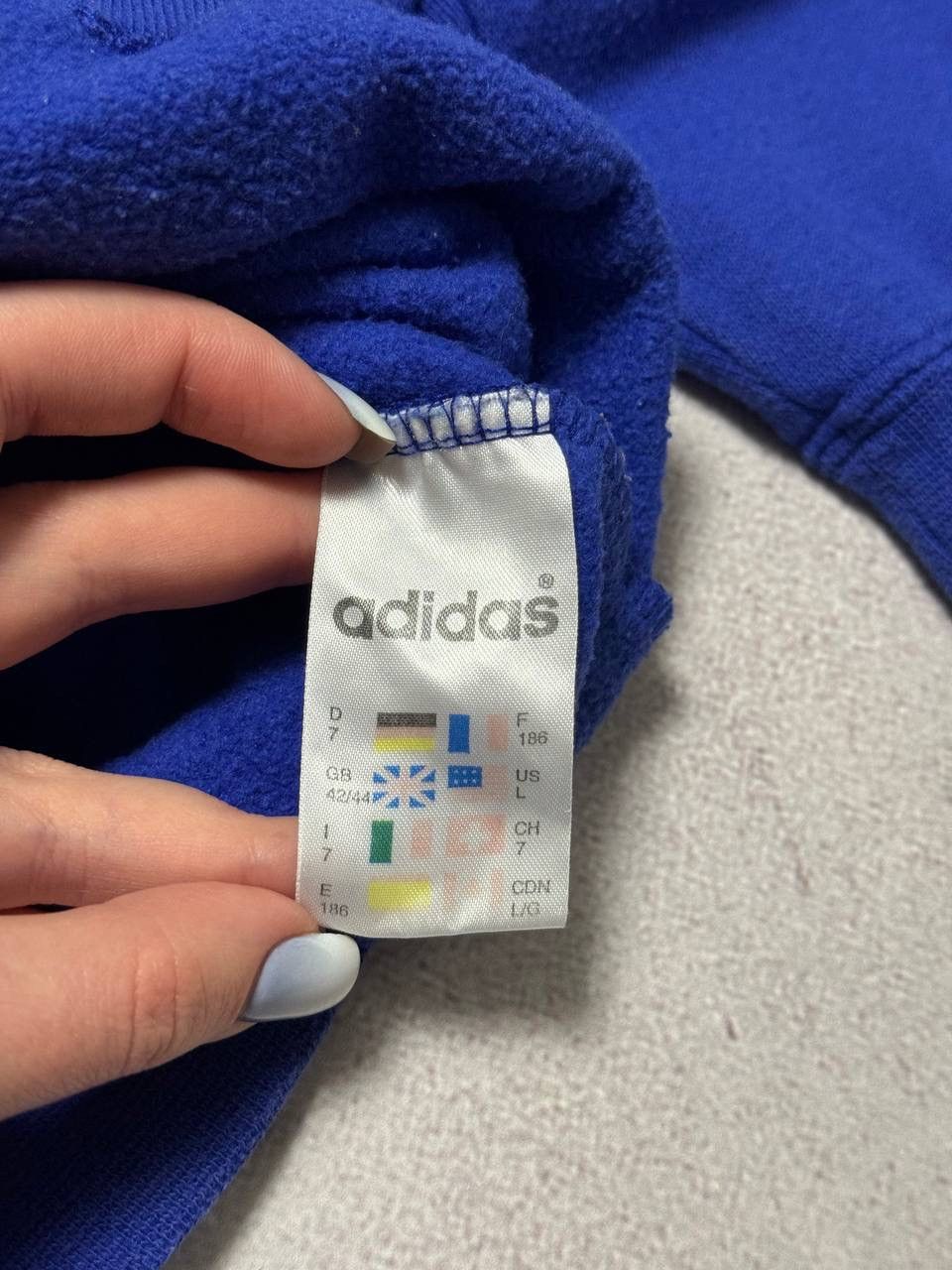 Adidas × Vintage Vintage Adidas Sweatshirt Boxy Crewneck 3 Striped Y2K 90s Size US L / EU 52-54 / 3 - 7 Thumbnail