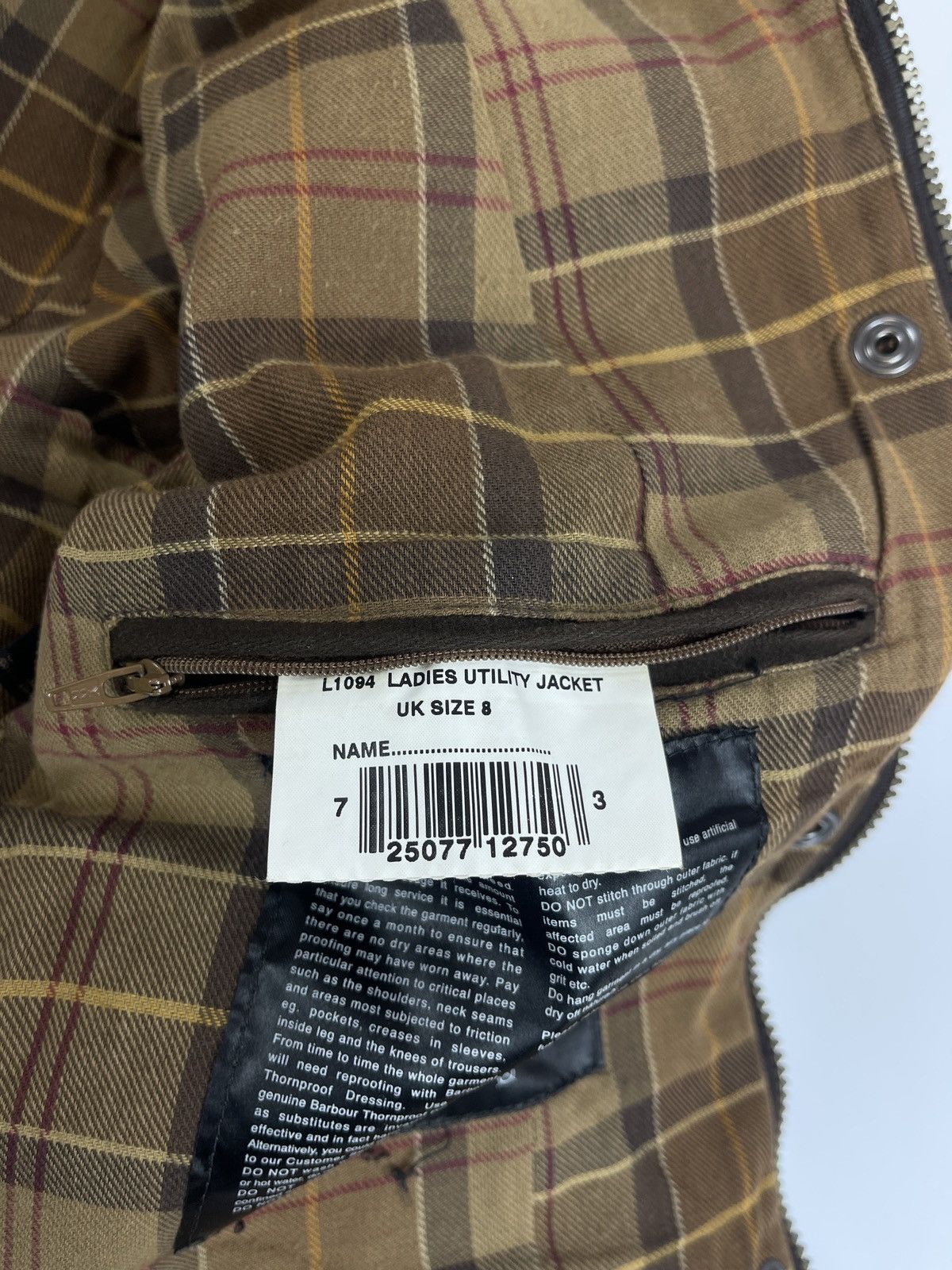 Barbour × Vintage Barbour Brown Wax Ladies Utility Jacket Size S / US 4 / IT 40 - 10 Thumbnail