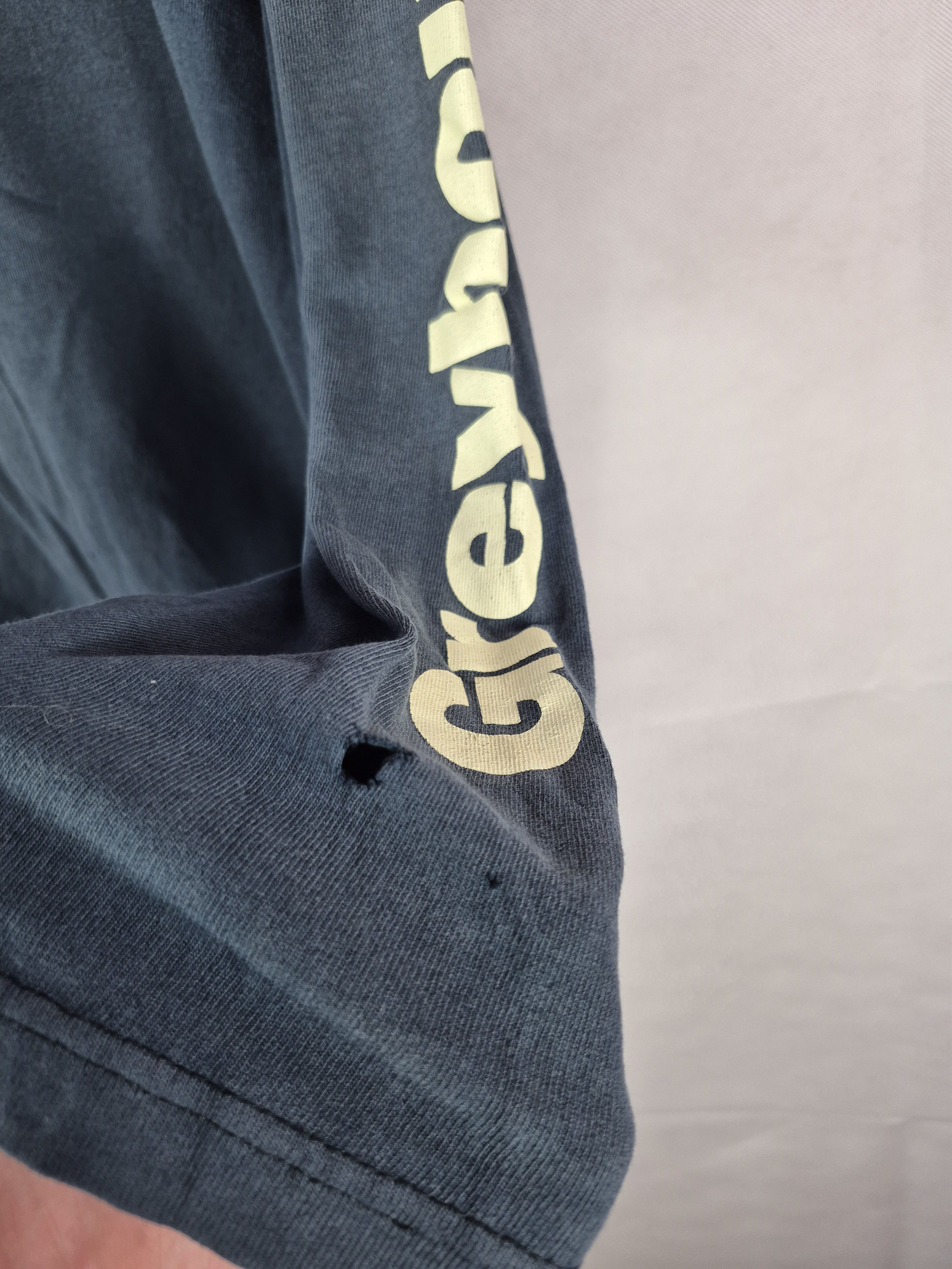 Vintage 🔥 Vintage Greyhound Longsleeves Distressed Tee Size US M / EU 48-50 / 2 - 9 Thumbnail