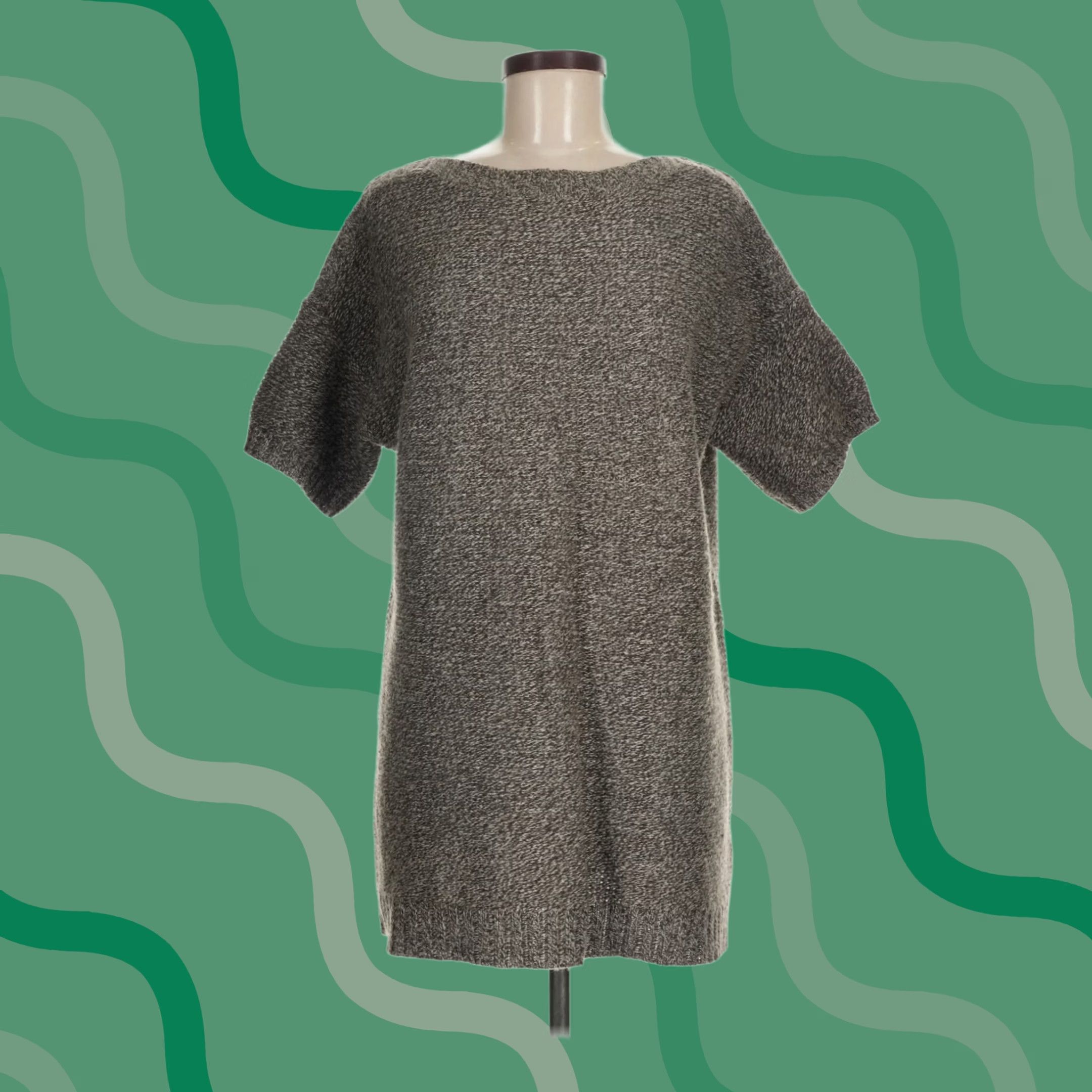 uniqlo sweater dress x IDLF 3D Knit Ribbed Crew Neck Long-Sleeve Suit for summer RARE Uniqlo Sweater Dress Asian
