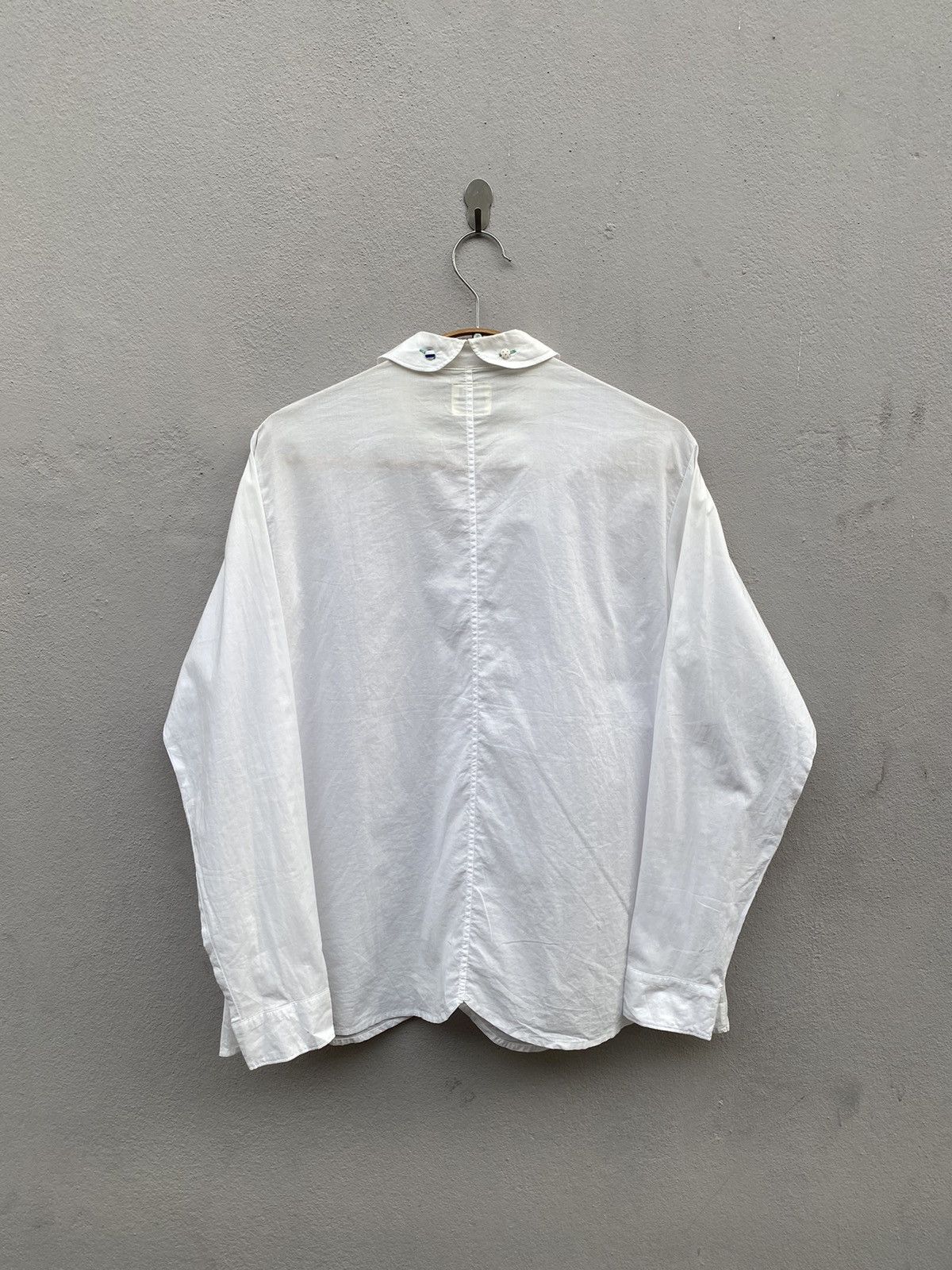 Frapbois Frapbois Half Multicolor Buttons Ups White Shirt Size M / US 6-8 / IT 42-44 - 8 Thumbnail