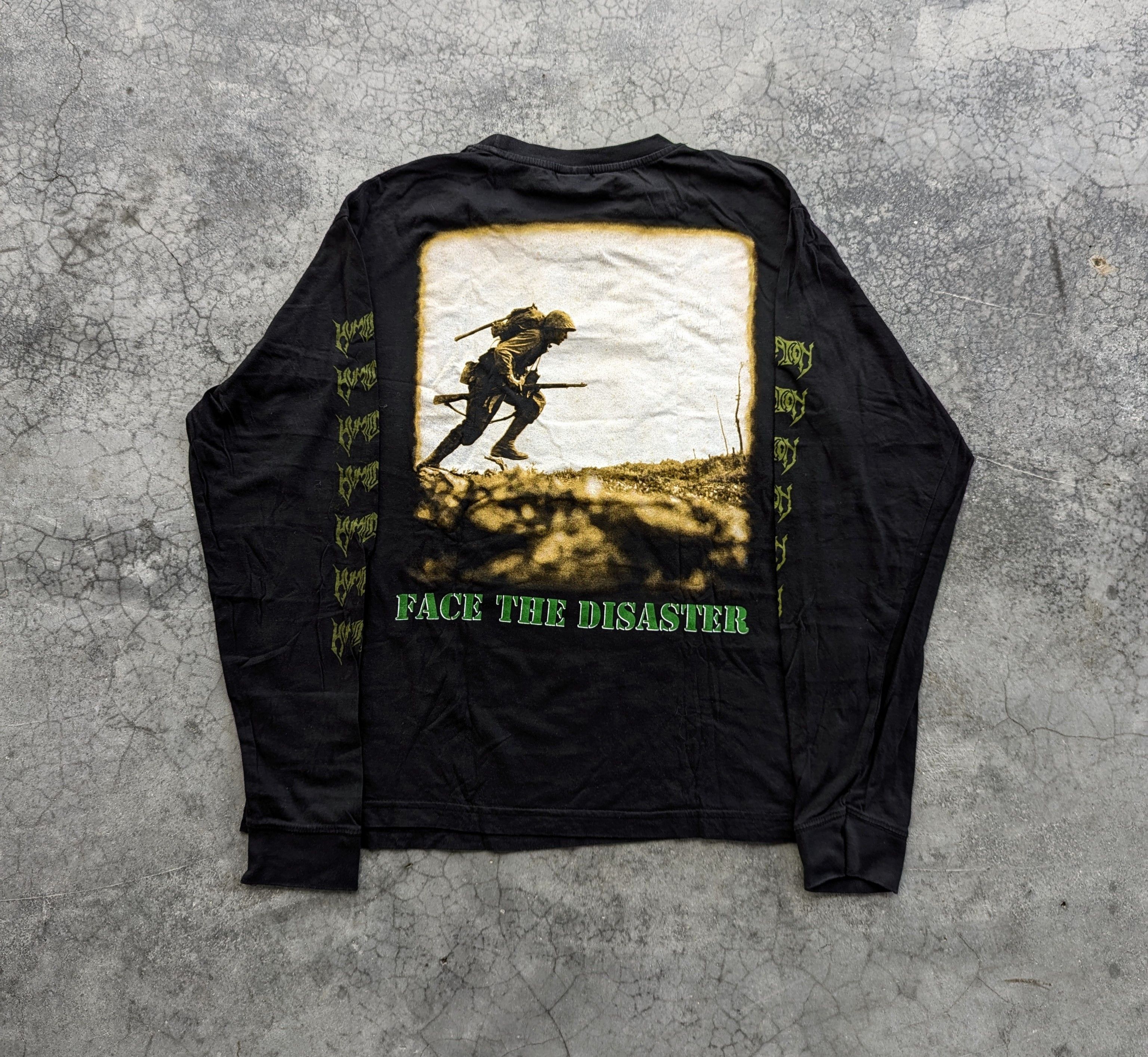 Band Tees Vintage Y2K Humillation Face The Disaster 2010 (First Print) Size US M / EU 48-50 / 2 - 5 Thumbnail