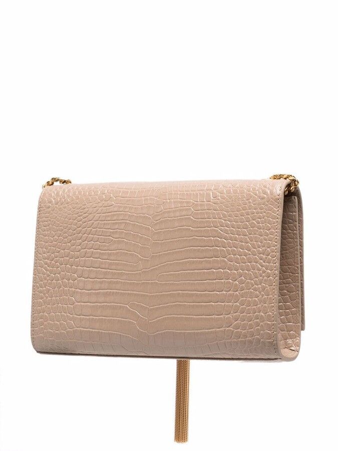 Saint Laurent Paris o1b1hav110225 Size: OS / Kate Medium Tassel Bag in Beige Size ONE SIZE - 3 Thumbnail