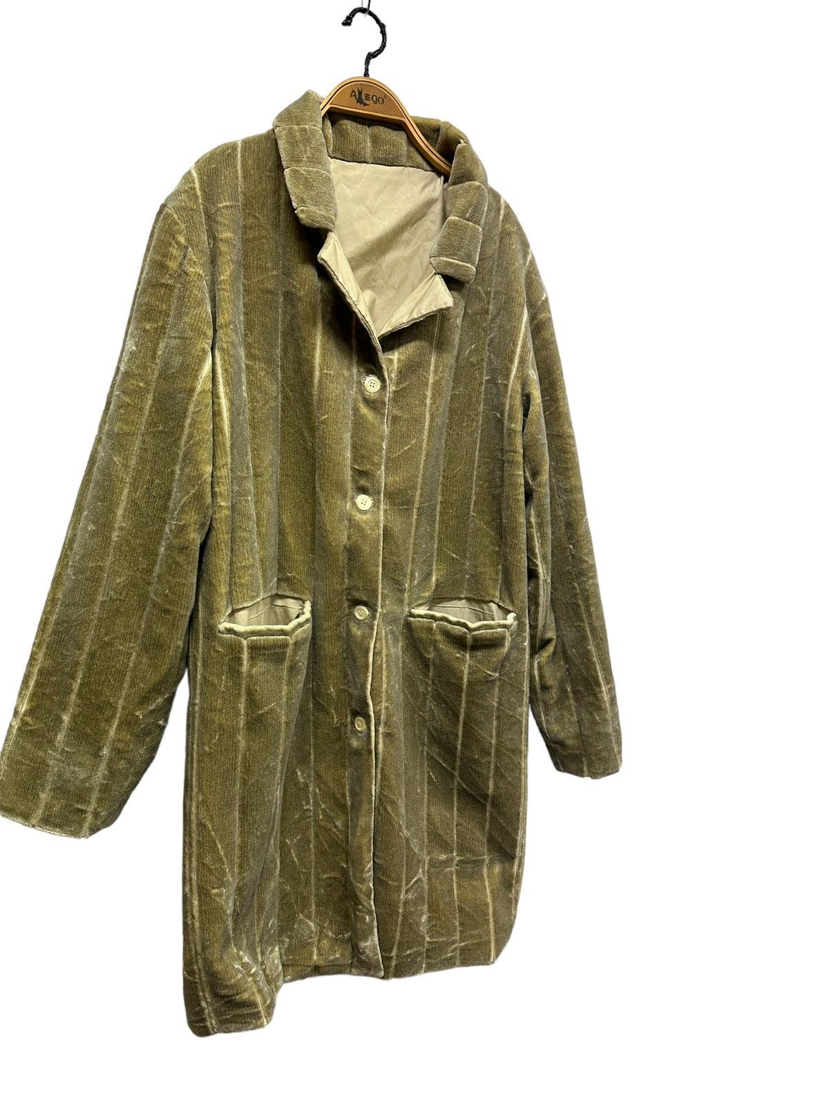 Fendi 💥vintage fendi reversible cotton velvet long jacket Size S / US 4 / IT 40 - 3 Thumbnail