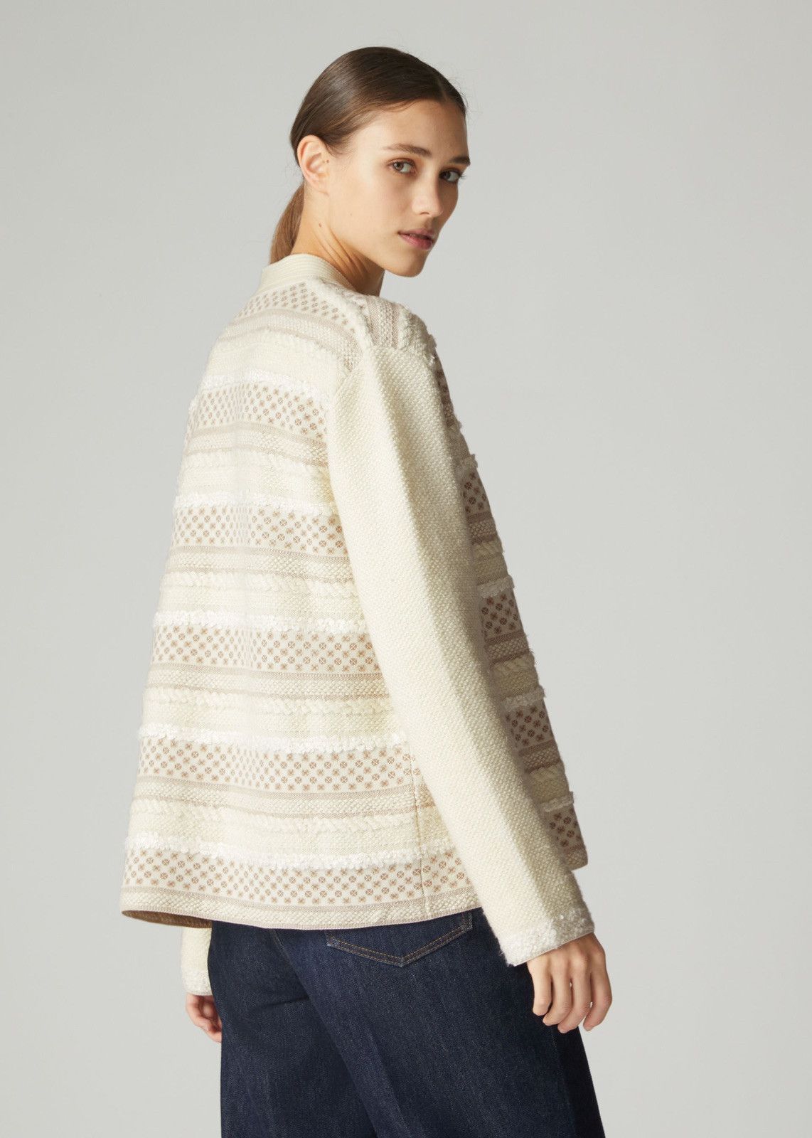 Loro Piana o1srvl11e0125 Kingham Patch Cardigan in Multicolor Size XS / US 0-2 / IT 36-38 - 5 Thumbnail