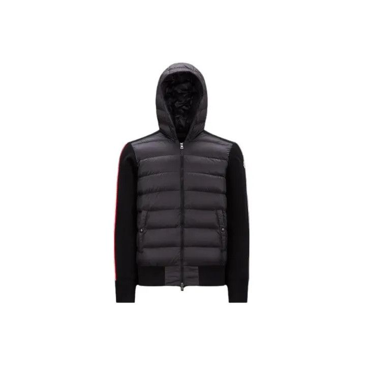 Moncler Moncler Padded Wool Down Hooded Zip Cardigan Size US L / EU 52-54 / 3 - 1 Thumbnail