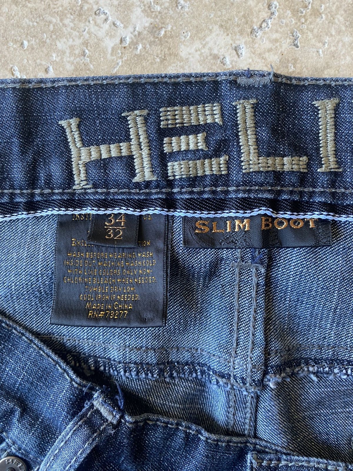 Helix Helix Slim Boot Jeans Mens 34/32 Size US 32 / EU 48 - 7 Thumbnail