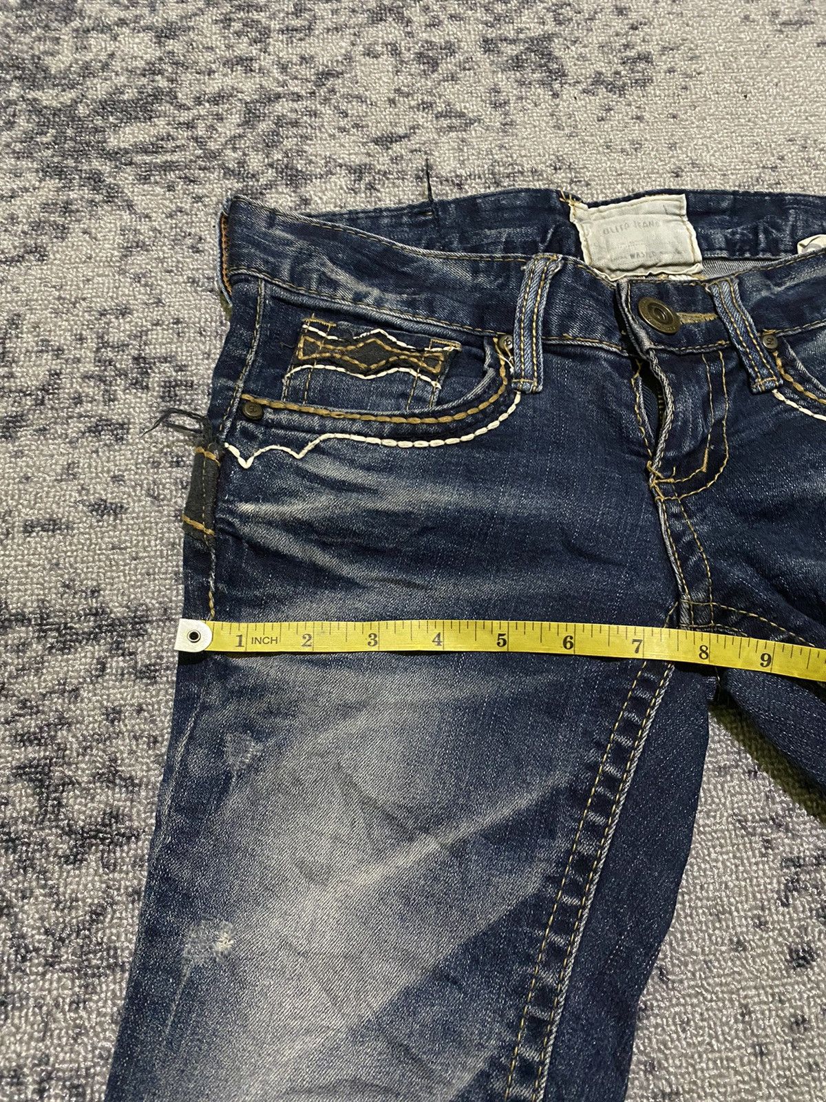 If Six Was Nine × Japanese Brand Y2k Lolita ifsixwasnine skinny jeans Size 29" - 10 Thumbnail