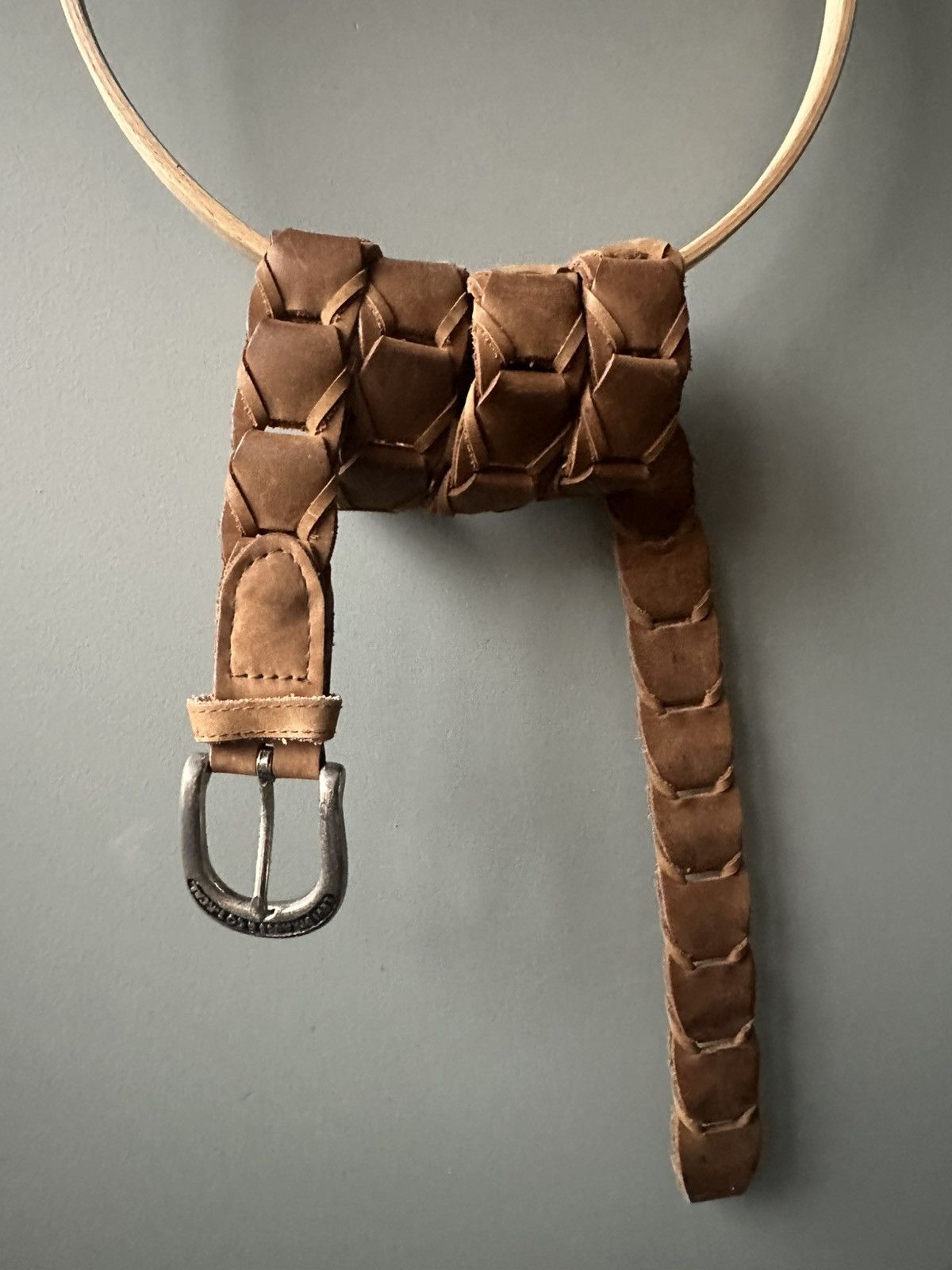 Levi's Levi’s Strauss Brown Braided Leather Belt Size ONE SIZE - 1 Thumbnail