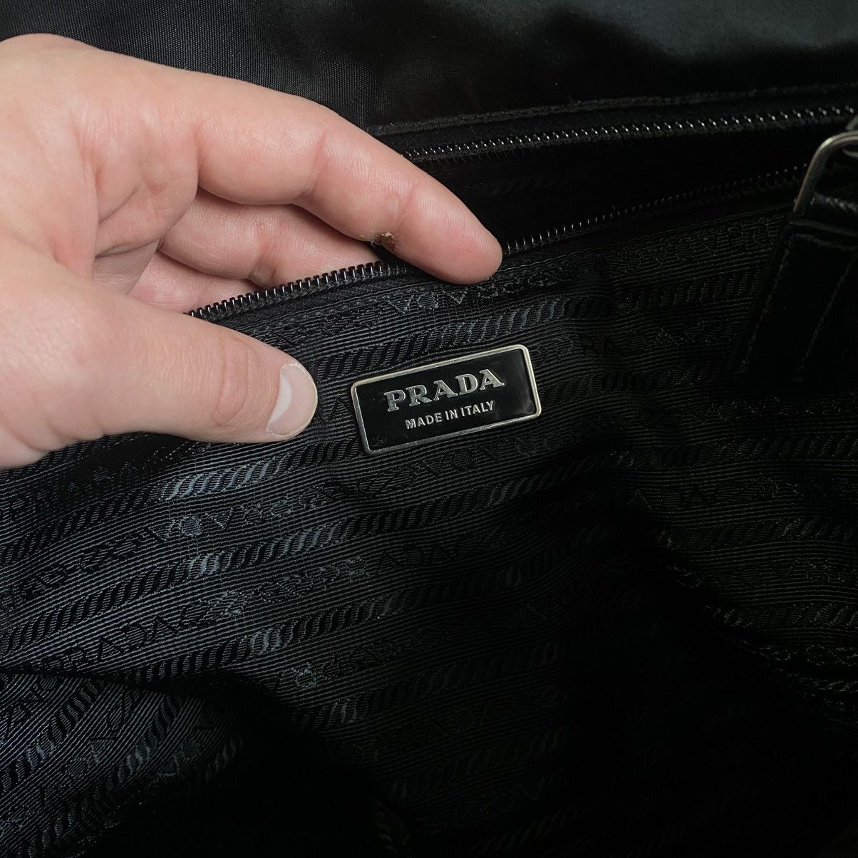 Prada Prada Bag Nylon Messenger Crossbody Size ONE SIZE - 12 Thumbnail