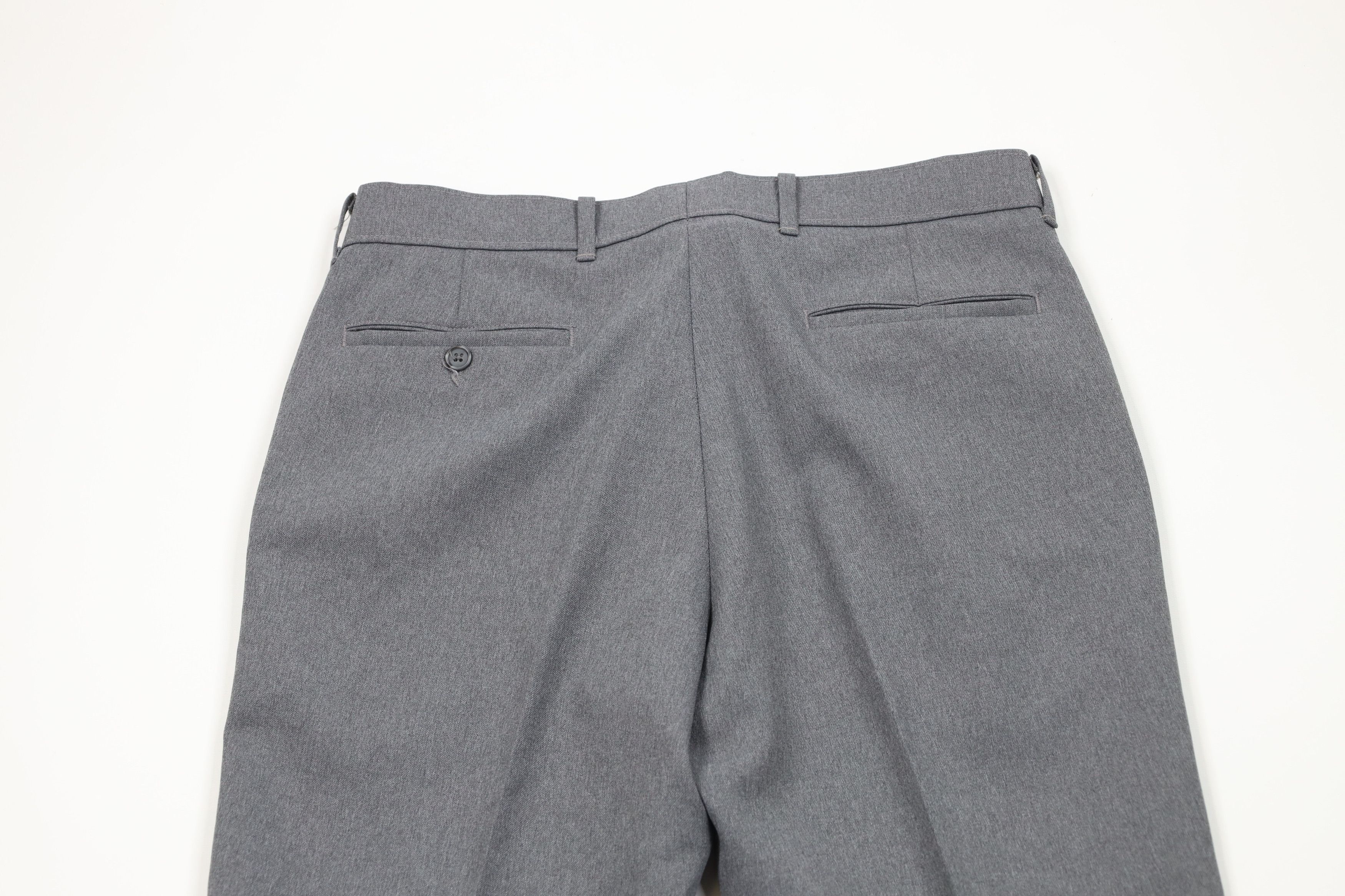 Levi's × Vintage Vintage 70s Levis Wide Leg Chino Pants Heather Gray USA Size US 32 / EU 48 - 9 Thumbnail
