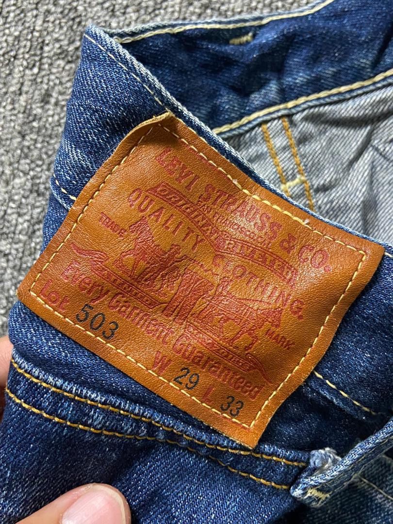 Levi's Levis Strauss Co. 503 Selvedge Denim Jeans (186) Size US 31 - 3 Thumbnail