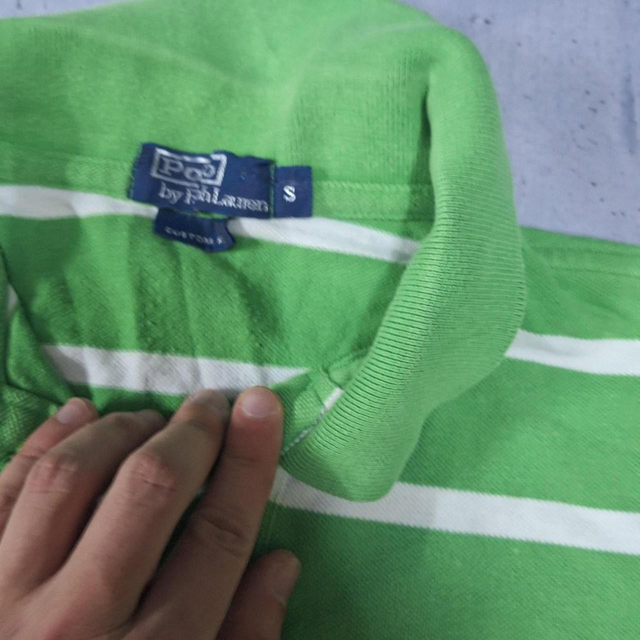 Polo Ralph Lauren Green and white striped Polo Ralph Lauren polo shirt #preppy Size US S / EU 44-46 / 1 - 3 Thumbnail