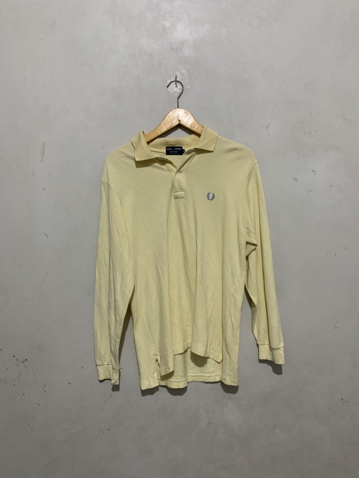 Fred Perry Crewneck Longsleeve Fred Perry Young Yellow Japan L (75x50) Size US L / EU 52-54 / 3 - 1 Thumbnail
