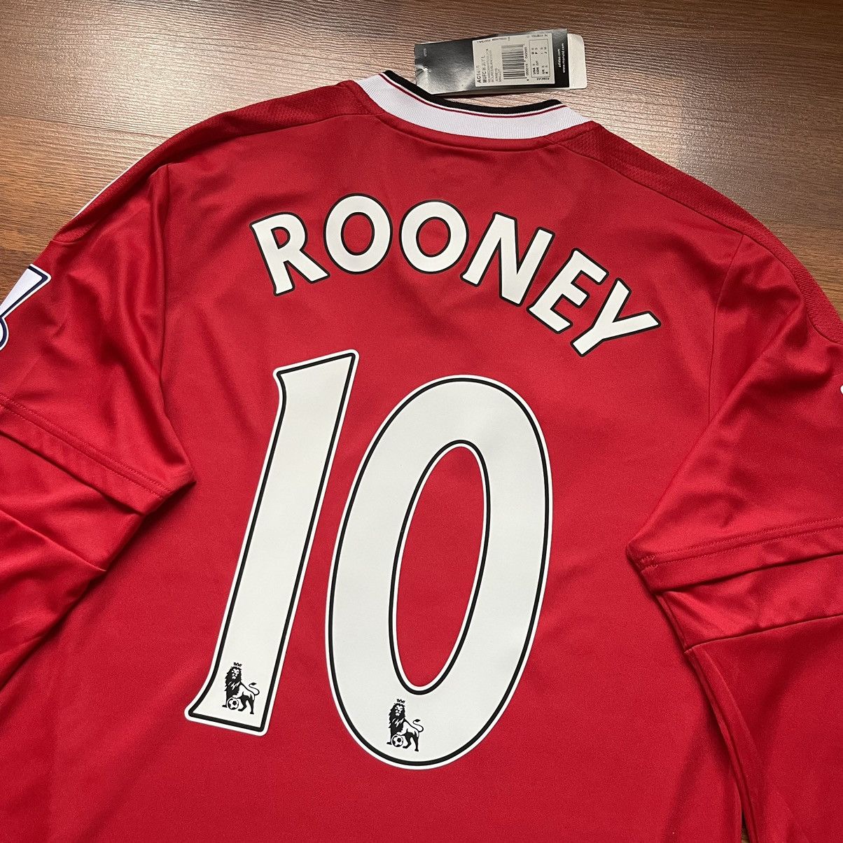 Adidas × Vintage MANCHESTER UNITED ADIDAS 2015/2016 SOCCER JERSEY #10 ROONEY Size US S / EU 44-46 / 1 - 9 Thumbnail