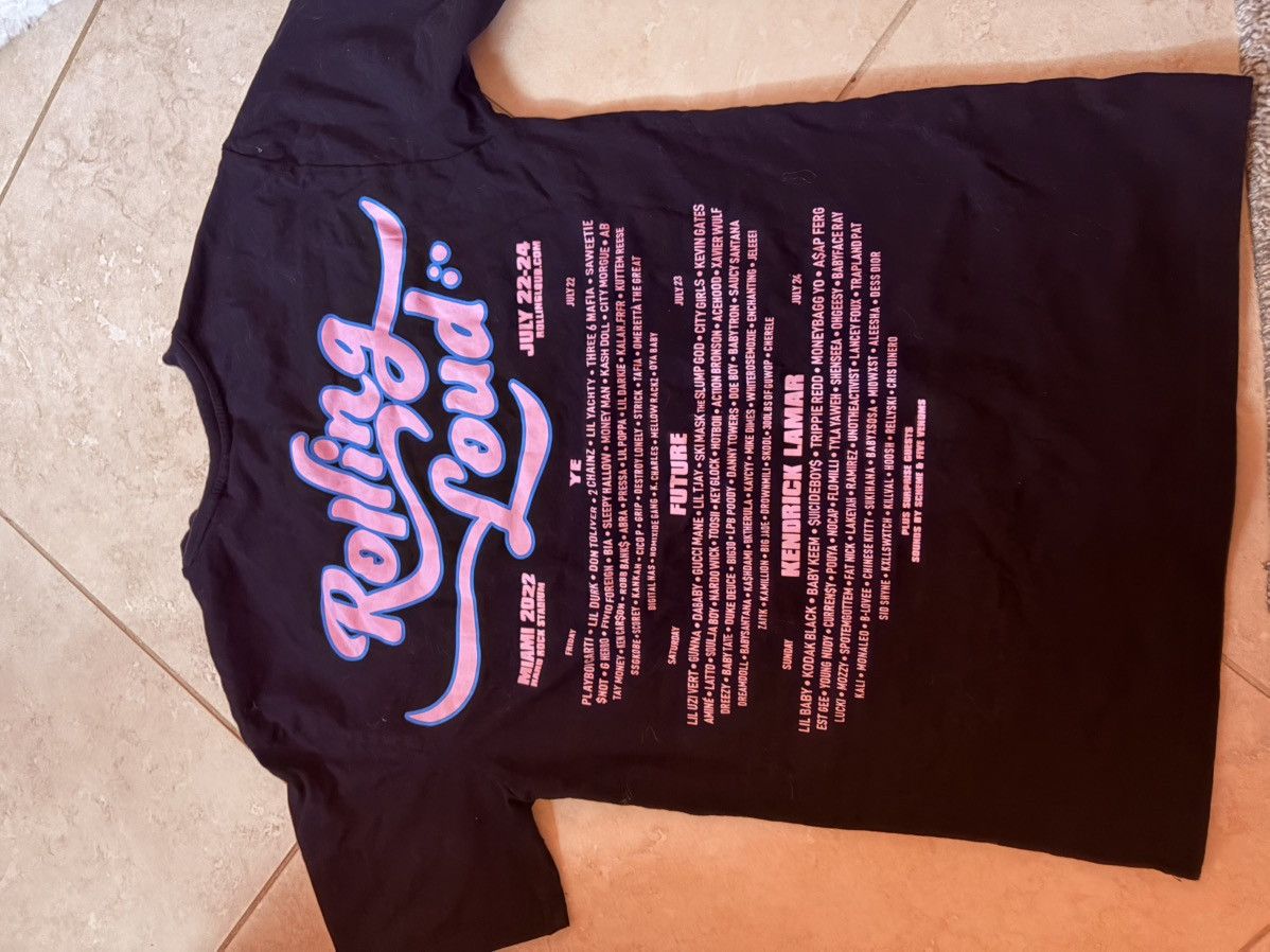 Rolling Loud Rolling Loud Miami tour Tee shirt Studded Size US S / EU 44-46 / 1 - 2 Thumbnail