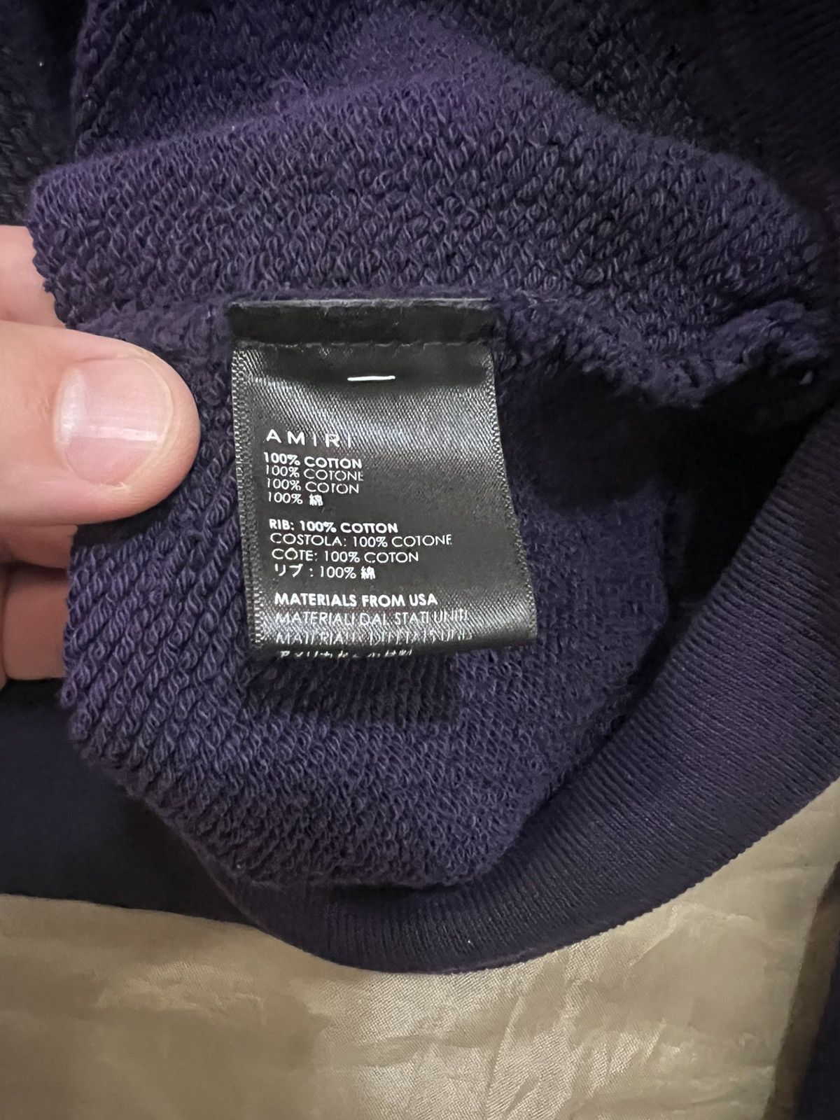 Amiri AMIRI Tie Dye Shotgun Hoodie size L Size US L / EU 52-54 / 3 - 4 Thumbnail