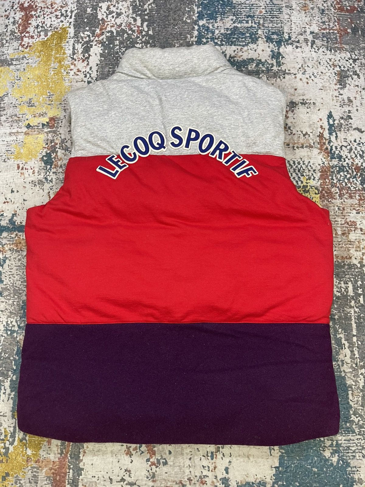 Le Coq Sportif Le Coq Sportif Back Hit Puffer Vest Size US L / EU 52-54 / 3 - 7 Thumbnail