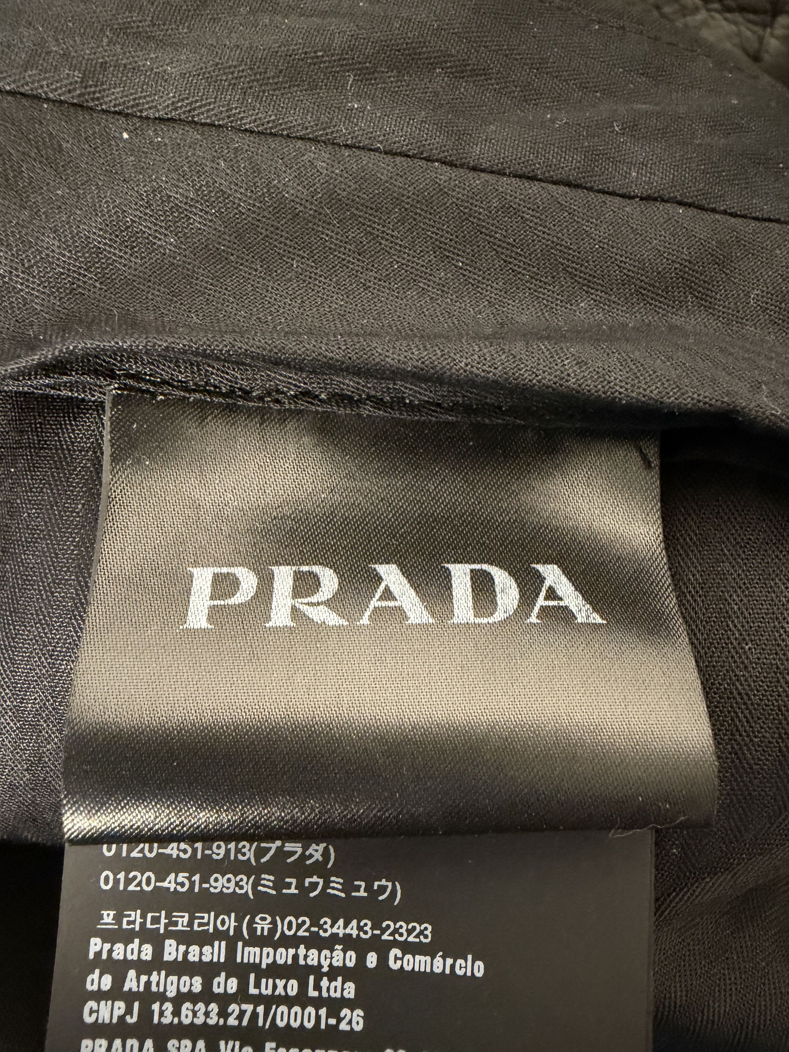 Prada Classic Prada Black Tailored Trousers Size US 34 / EU 50 - 9 Thumbnail