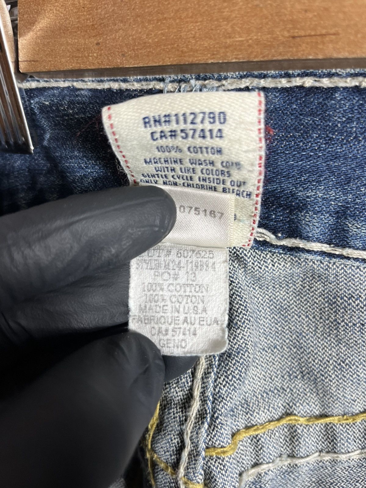 True Religion True Religion geno super t jeans denim mens vintage blue Size US 32 / EU 48 - 10 Thumbnail