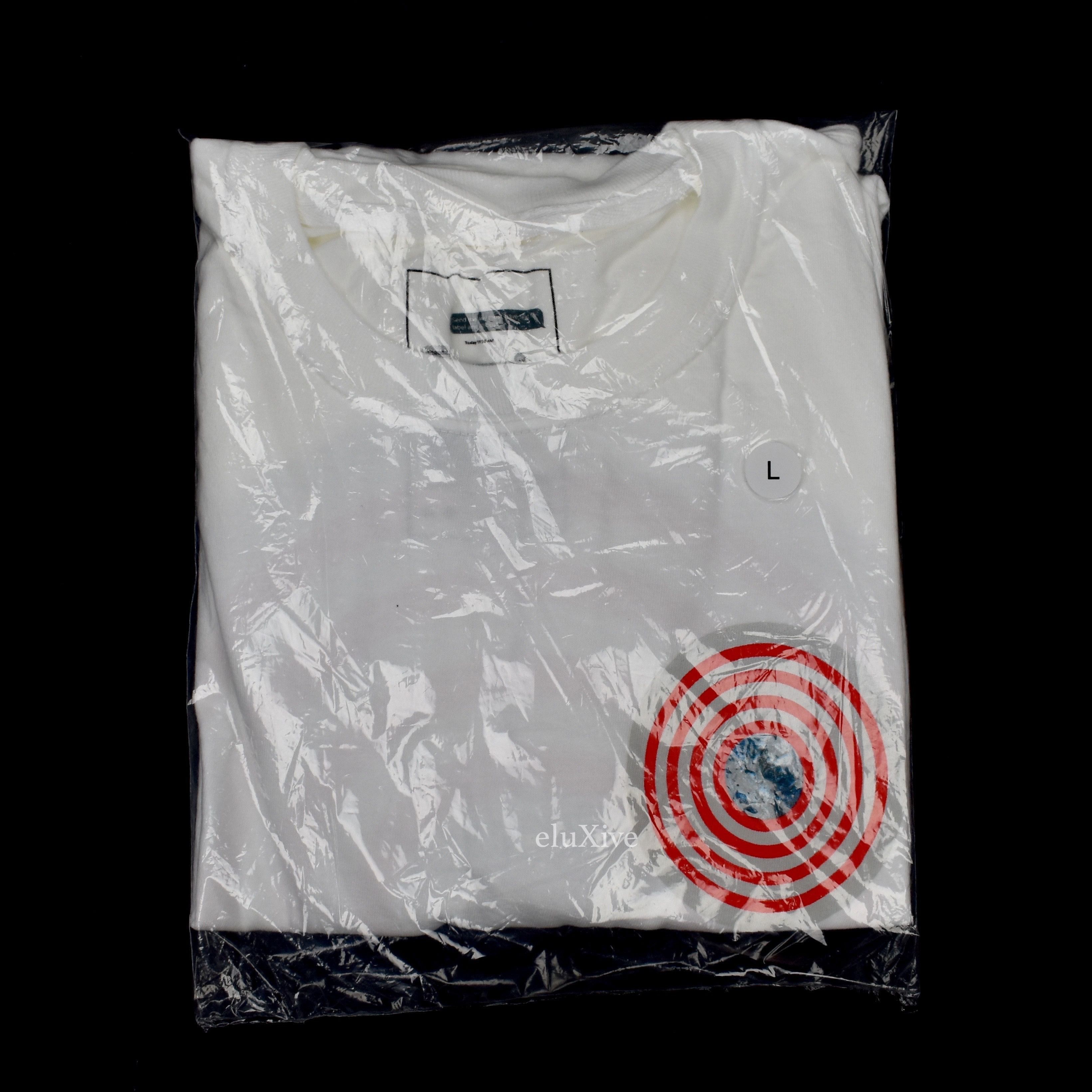 Virgil Abloh MCA Cali Dewitt Globe Logo T-Shirt White DS Size US L / EU 52-54 / 3 - 1 Preview