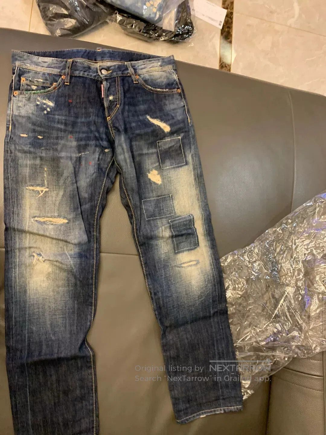 Dsquared2 distressed dsquared2 denim jeans for men. Size US 26 / EU 42 - 1 Thumbnail