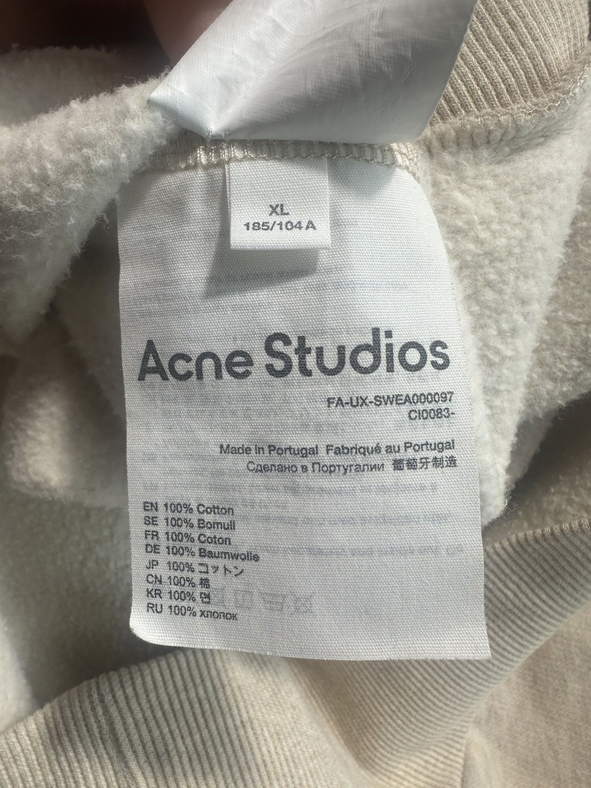 Acne Studios Acne Studios X-Ray Mushroom Graphic Sweatshirt Size US XL / EU 56 / 4 - 8 Thumbnail