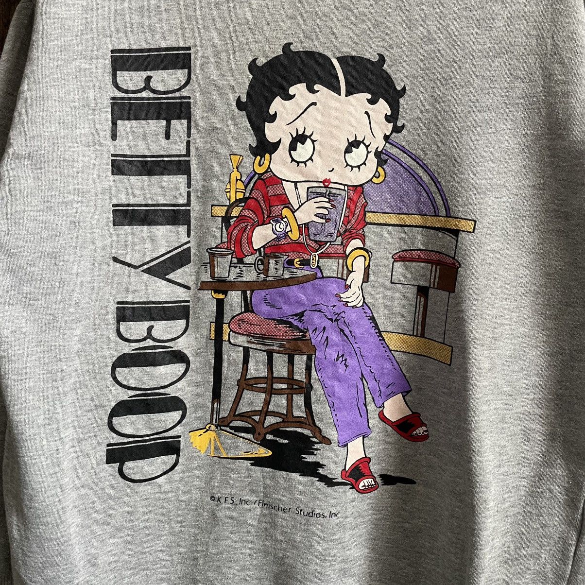 Japanese Brand × Vintage Vintage Betty Boop Crewneck Sweatshirt Size US M / EU 48-50 / 2 - 2 Thumbnail