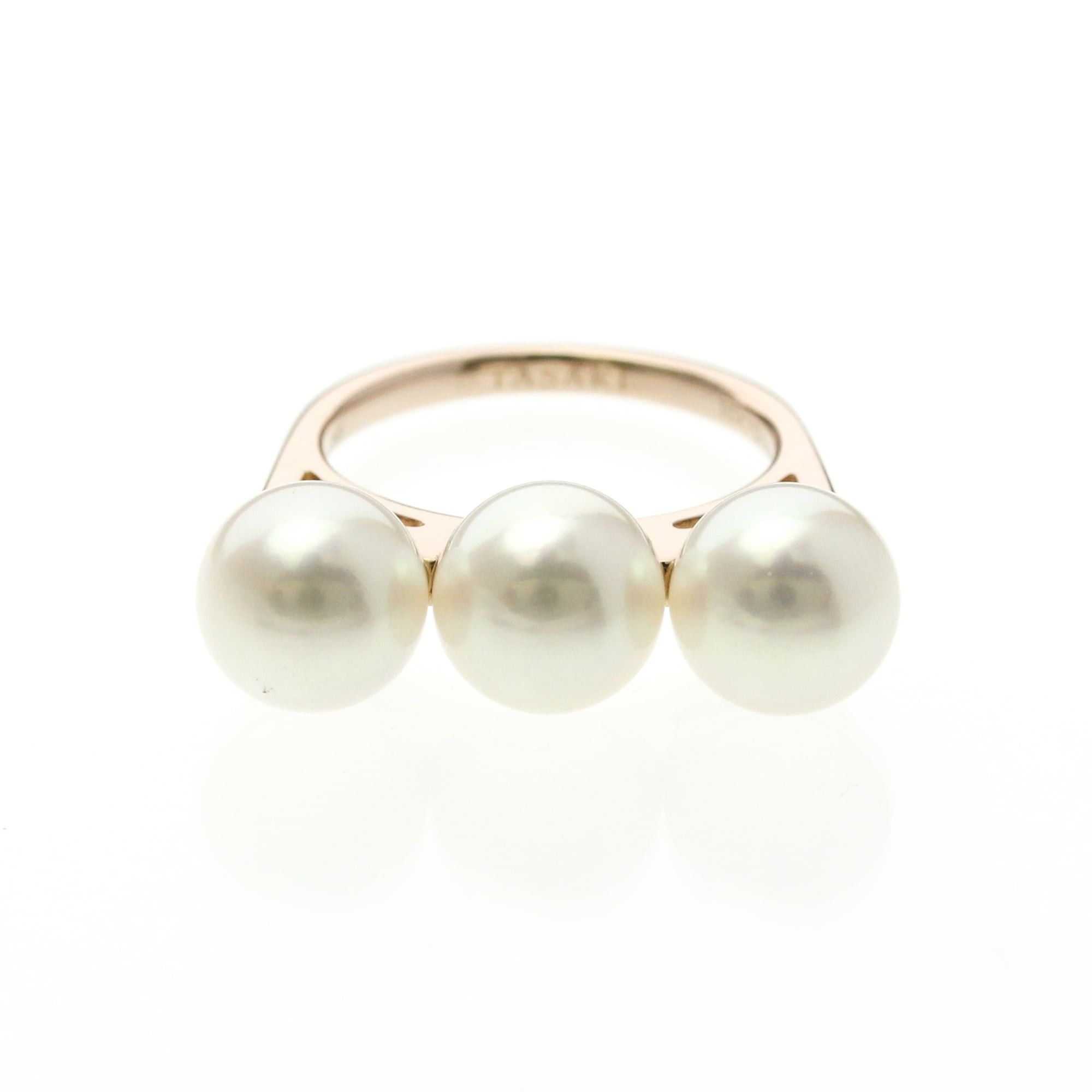 Other Tasaki Balance Neo Ring Pink Gold (18K) Fashion Pearl Band Ring Pink Gold Size ONE SIZE - 1 Thumbnail