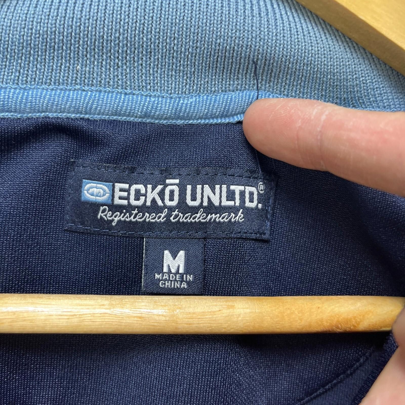 Ecko Unltd. Vintage Ecko UNLTD Track Zip-Up Jacket Medium Hip Hop Baggy Size US M / EU 48-50 / 2 - 7 Thumbnail