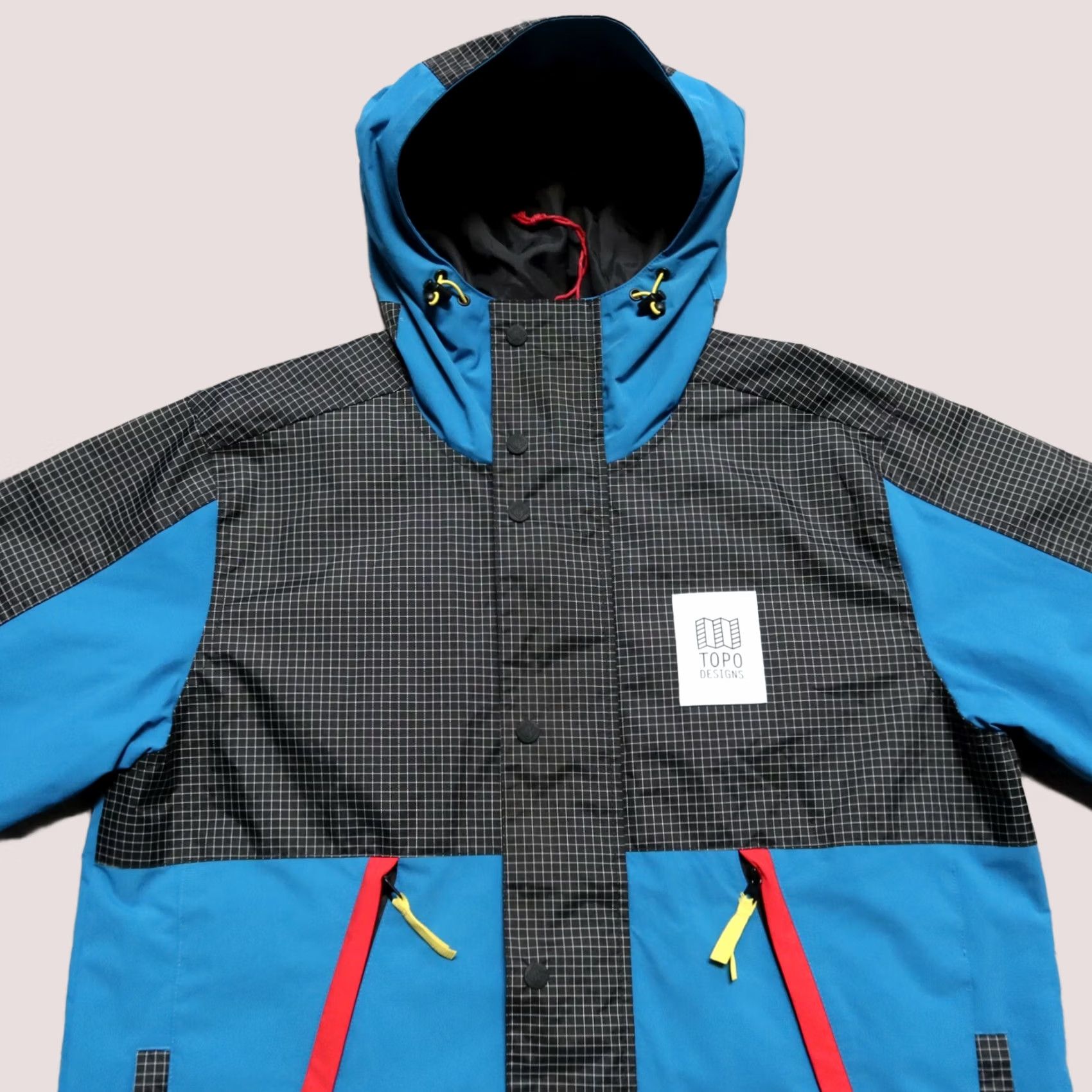 Topo Designs Topo Designs Ripstop Mountain Parka Jacket L Men Blue Size US L / EU 52-54 / 3 - 1 Thumbnail
