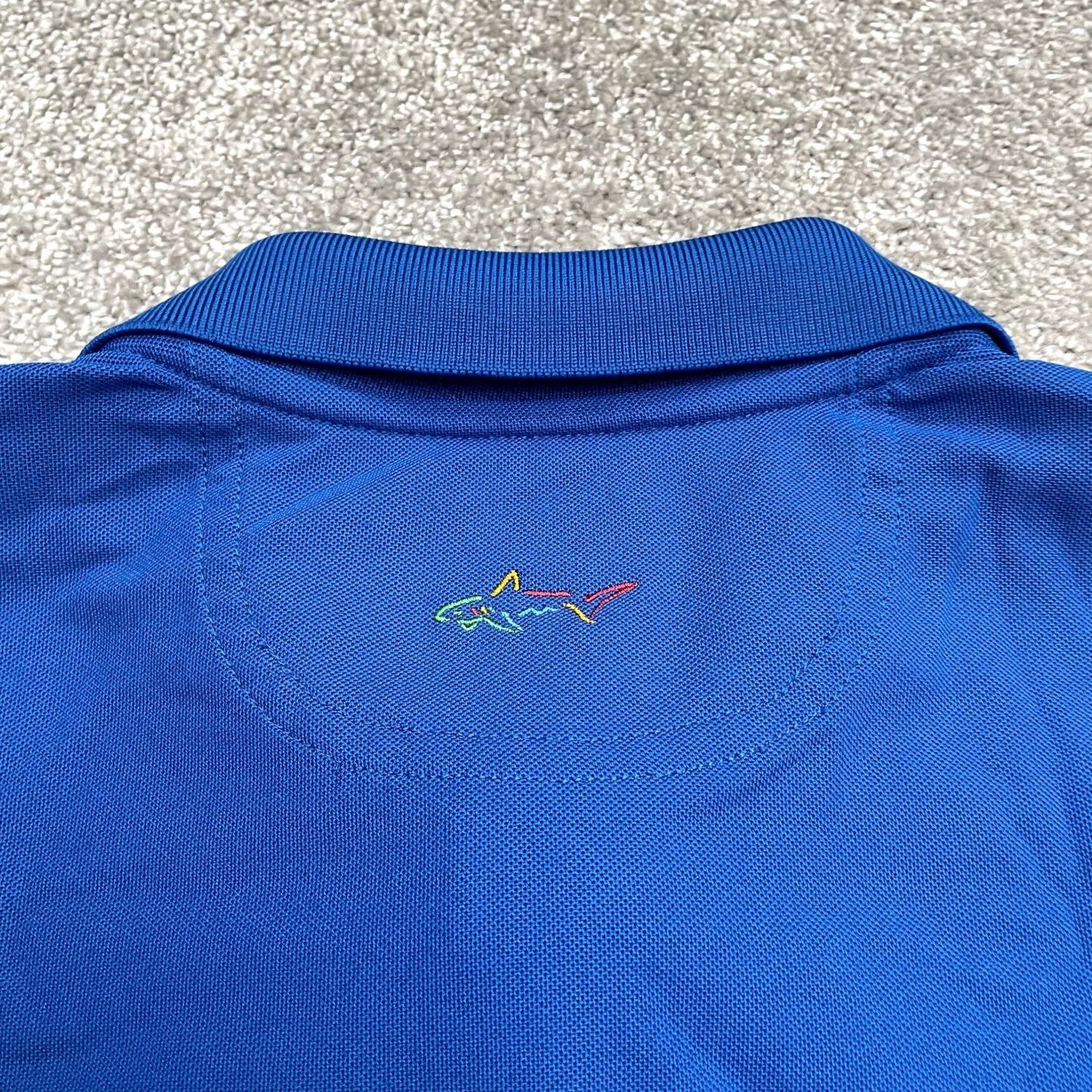 Vintage Greg Norman Polo Shirt Mens Medium Blue Short Sleeve Button Collar Sports Activewear Shirt Size US M / EU 48-50 / 2 - 4 Thumbnail