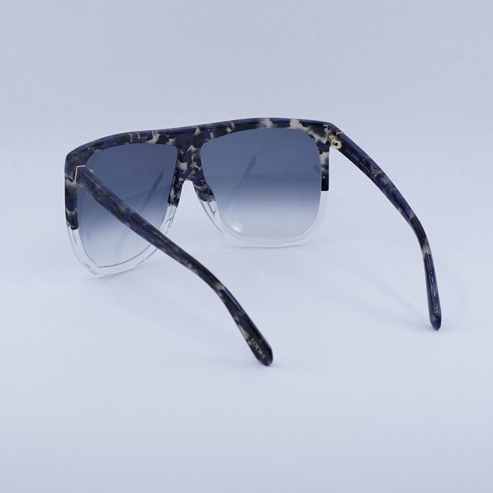 Loewe Loewe LW40001I 56B Filipa Sunglasses Blue Havana Square Size ONE SIZE - 8 Thumbnail