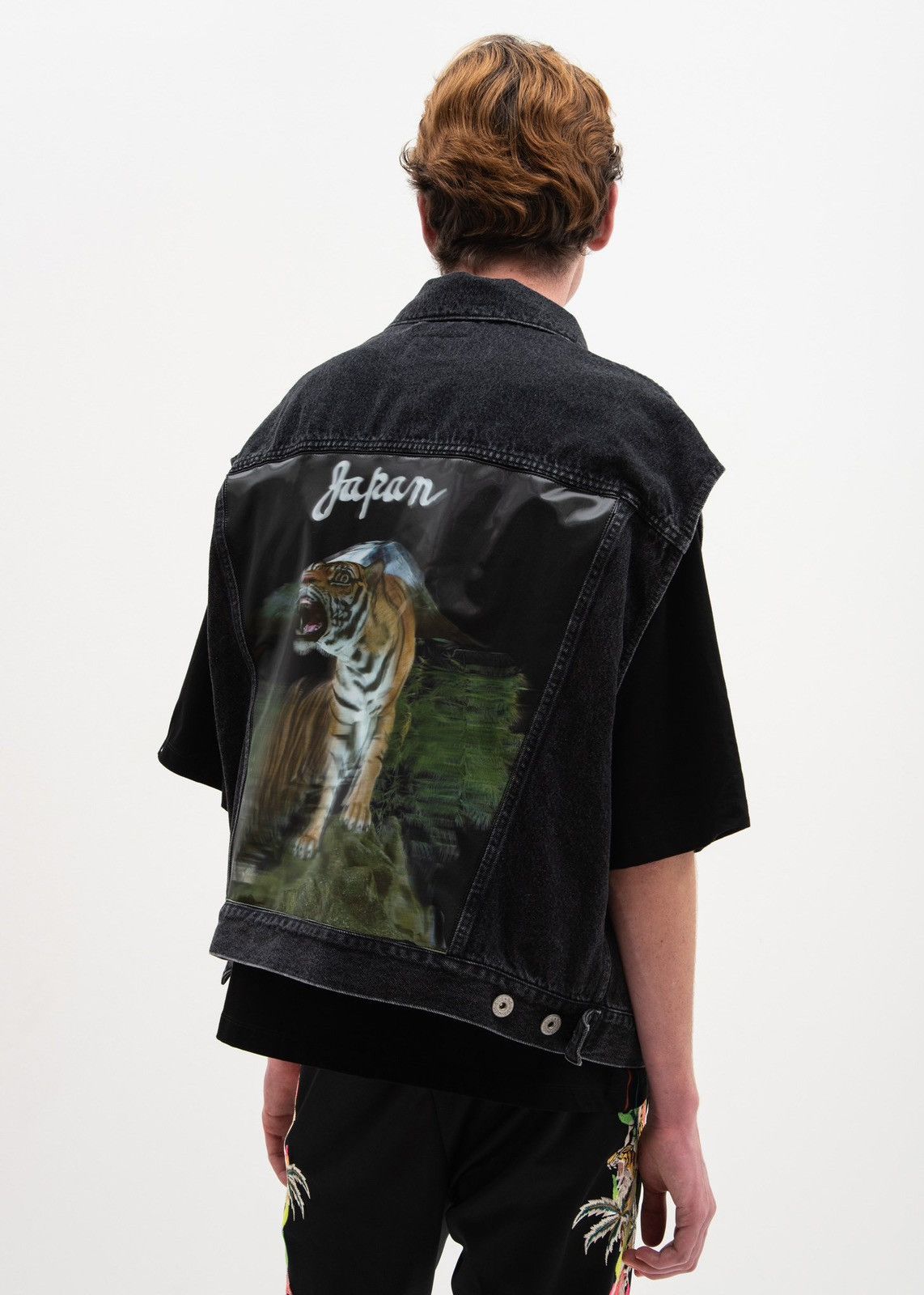 Doublet Doublet Black Denim Silk 3D Tiger Vest Size US L / EU 52-54 / 3 - 5 Thumbnail
