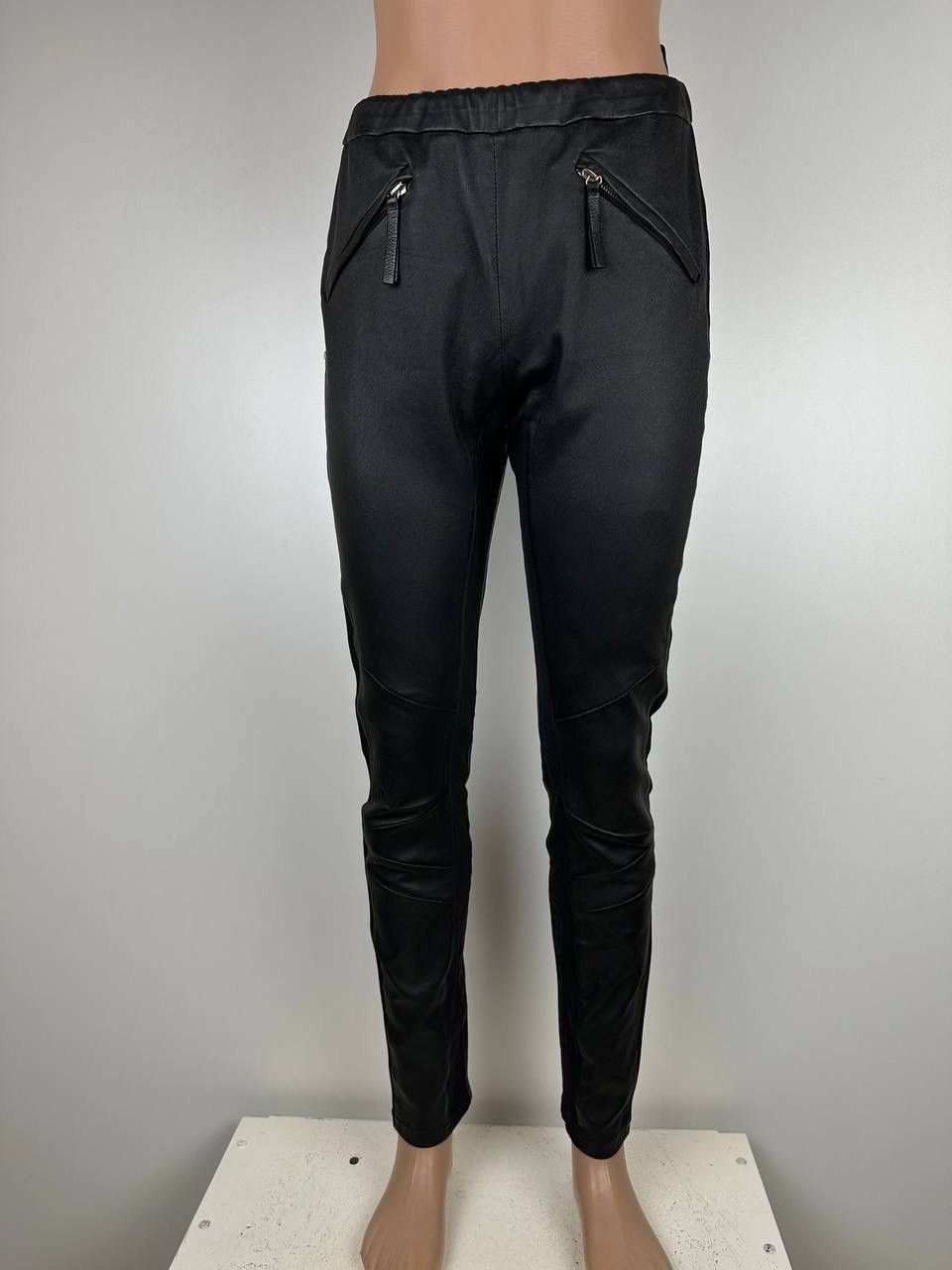 Roberto Cavalli leather joggers Roberto cavalli Size 28" / US 6 / IT 42 - 1 Thumbnail