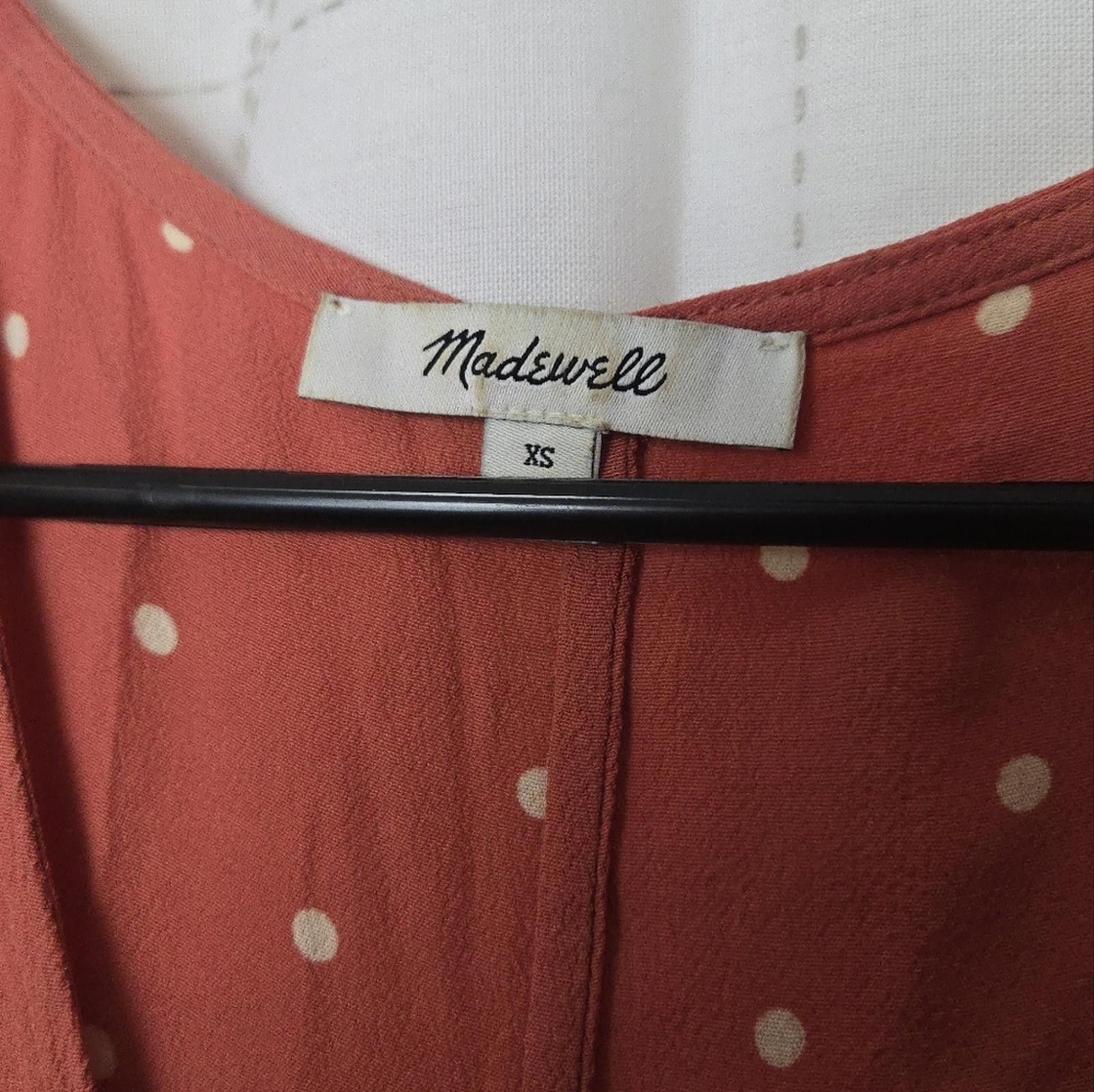 Madewell Madewell Heather Button-Front Dress in Polka Dot Size XS / US 0-2 / IT 36-38 - 3 Thumbnail