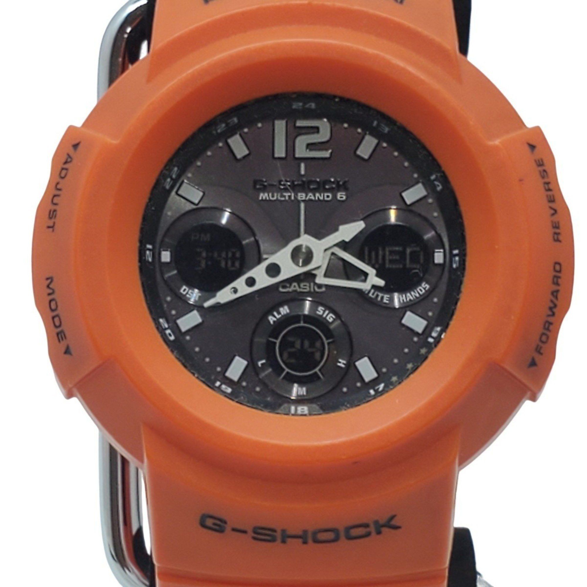Casio G-SHOCK CASIO Watch AWG-M510MR Analog-digital Digital-analog Orange Tough Solar Radio Kaizuka Store ITAXR39F2HVW Size ONE SIZE - 1 Thumbnail
