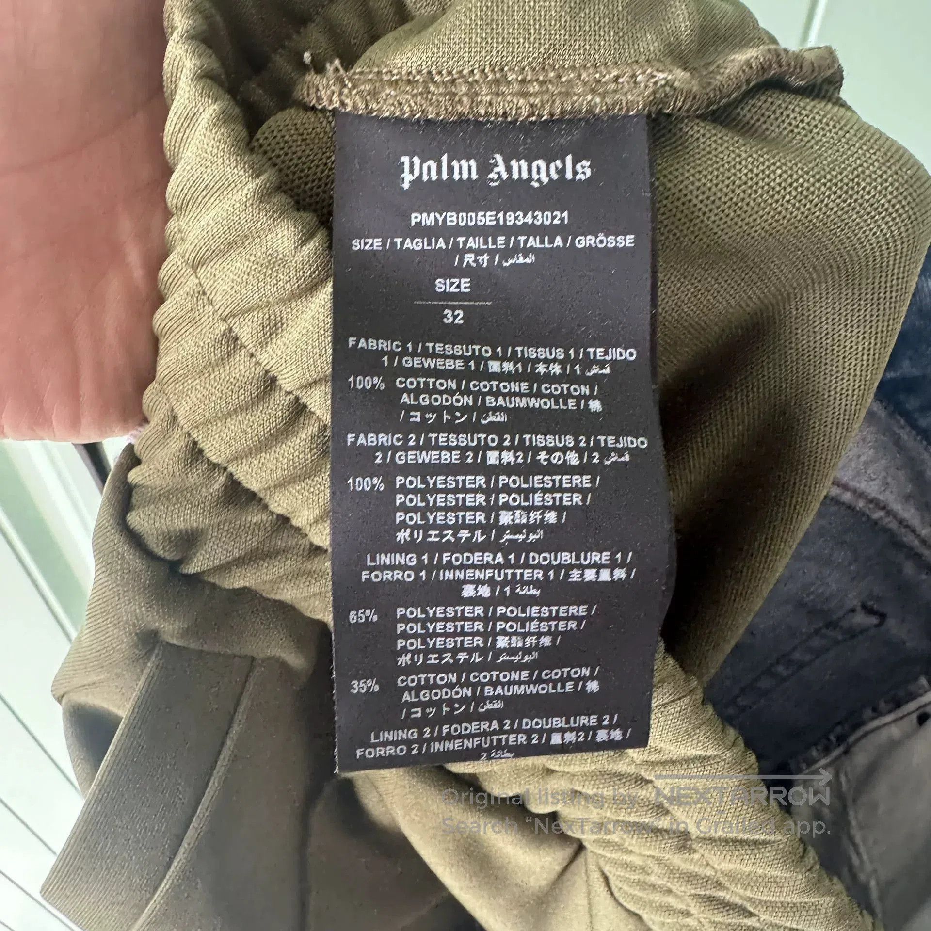 Palm Angels Palm Angels Denim Patchwork Pants. Size US 32 / EU 48 - 4 Thumbnail
