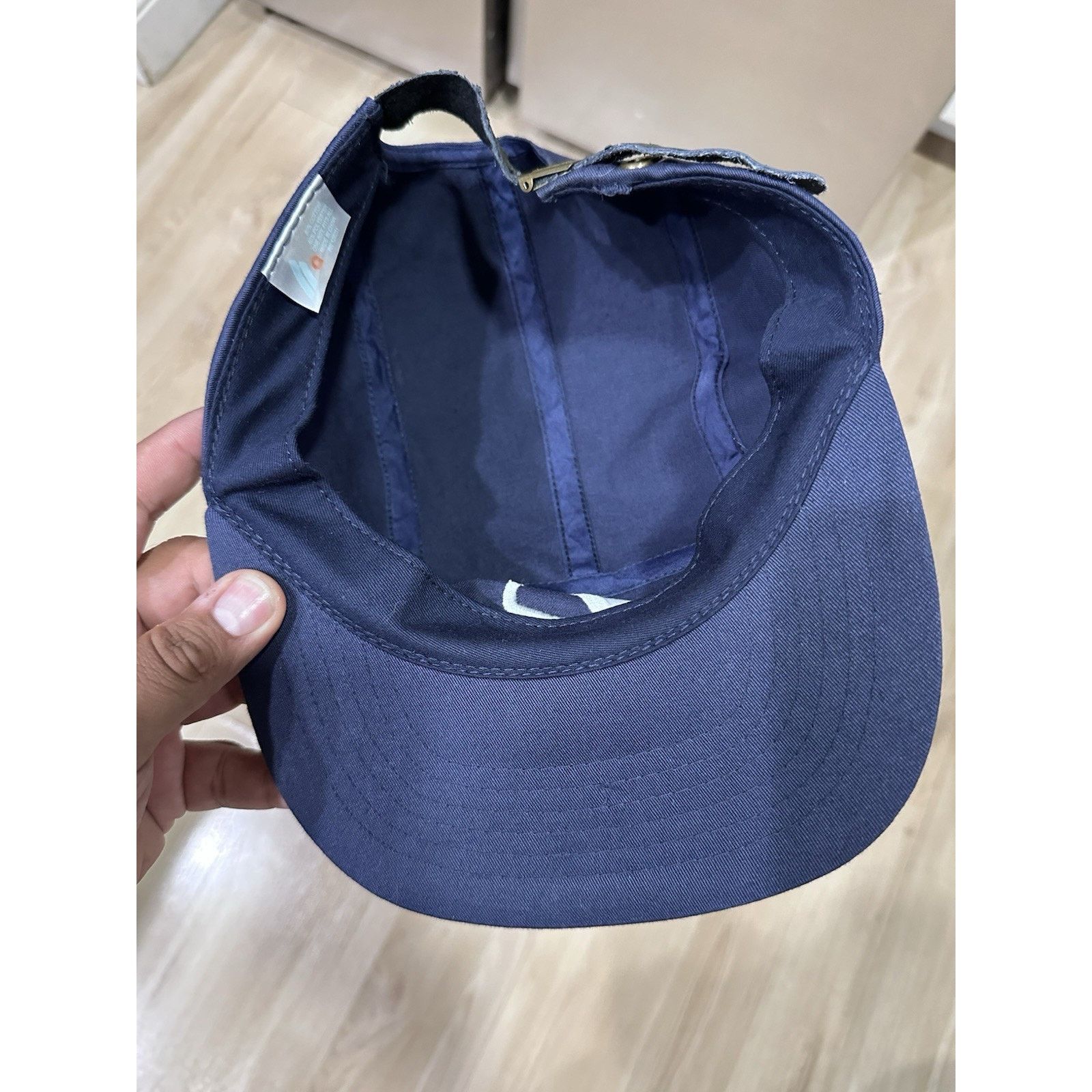 & Other Stories Lexus Adjustable 5 Panel Hat Dark Blue Men's Classic Size ONE SIZE - 5 Thumbnail