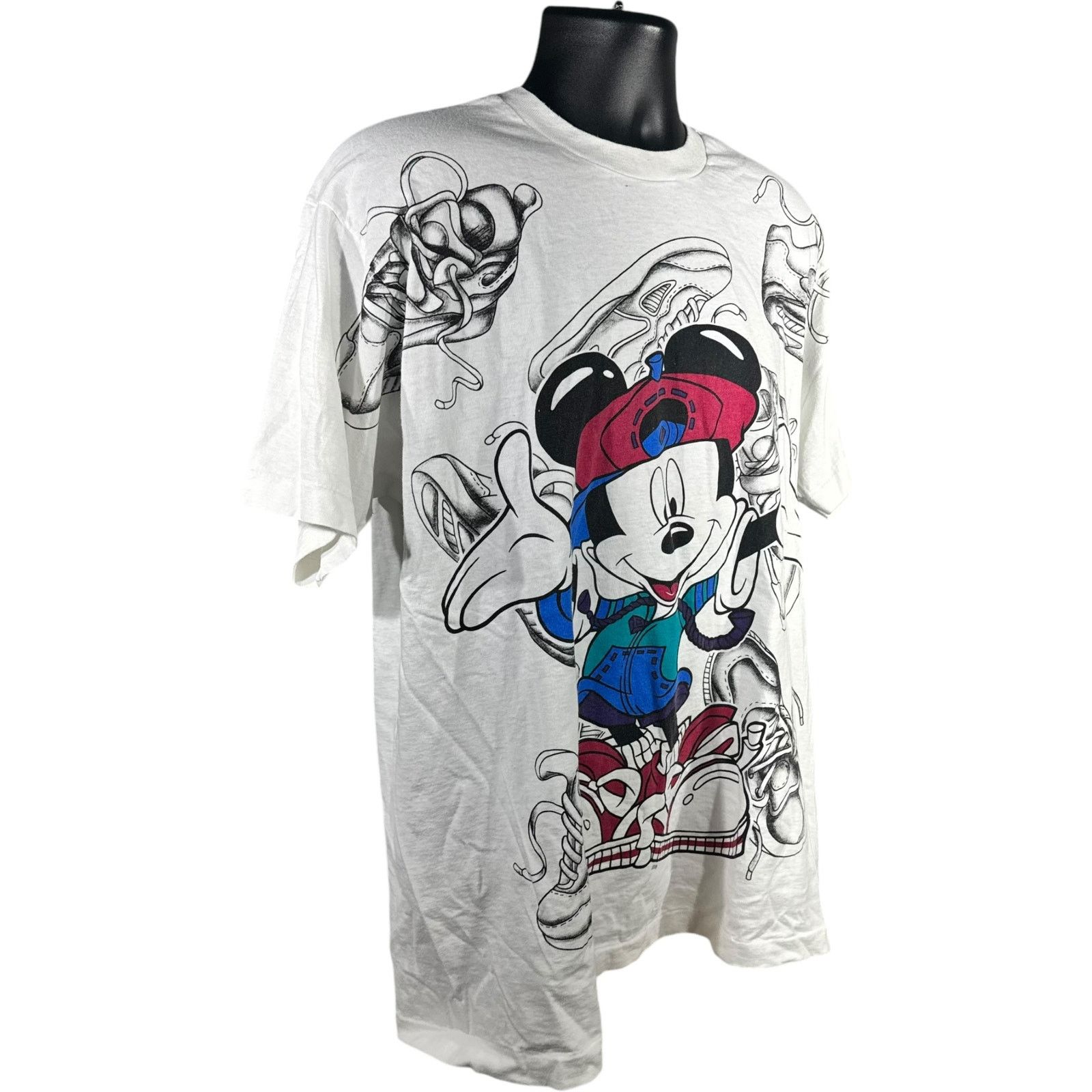 Mickey Unlimited Vintage Mickey Unlimited Mickey Mouse Sneaker Tee 90s Size US XXL / EU 58 / 5 - 4 Thumbnail