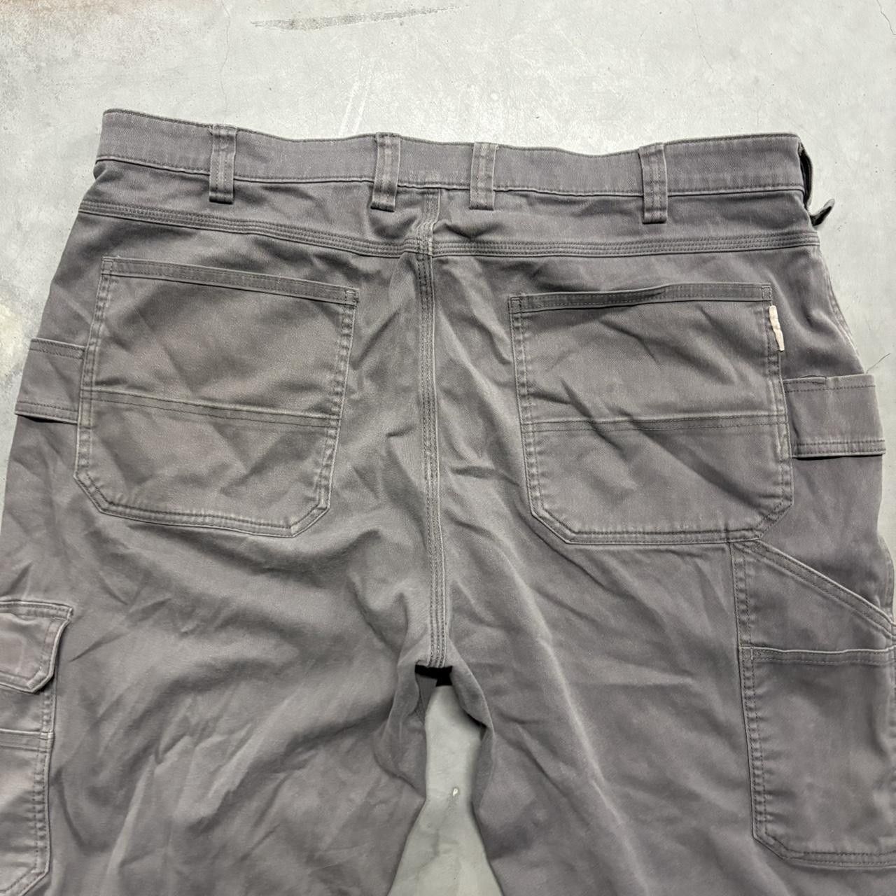 Japanese Brand × Vintage Crazy Vintage Y2K/2000s Super Baggy Grey Skater Style Cargo Pants! Size US 38 / EU 54 - 7 Thumbnail