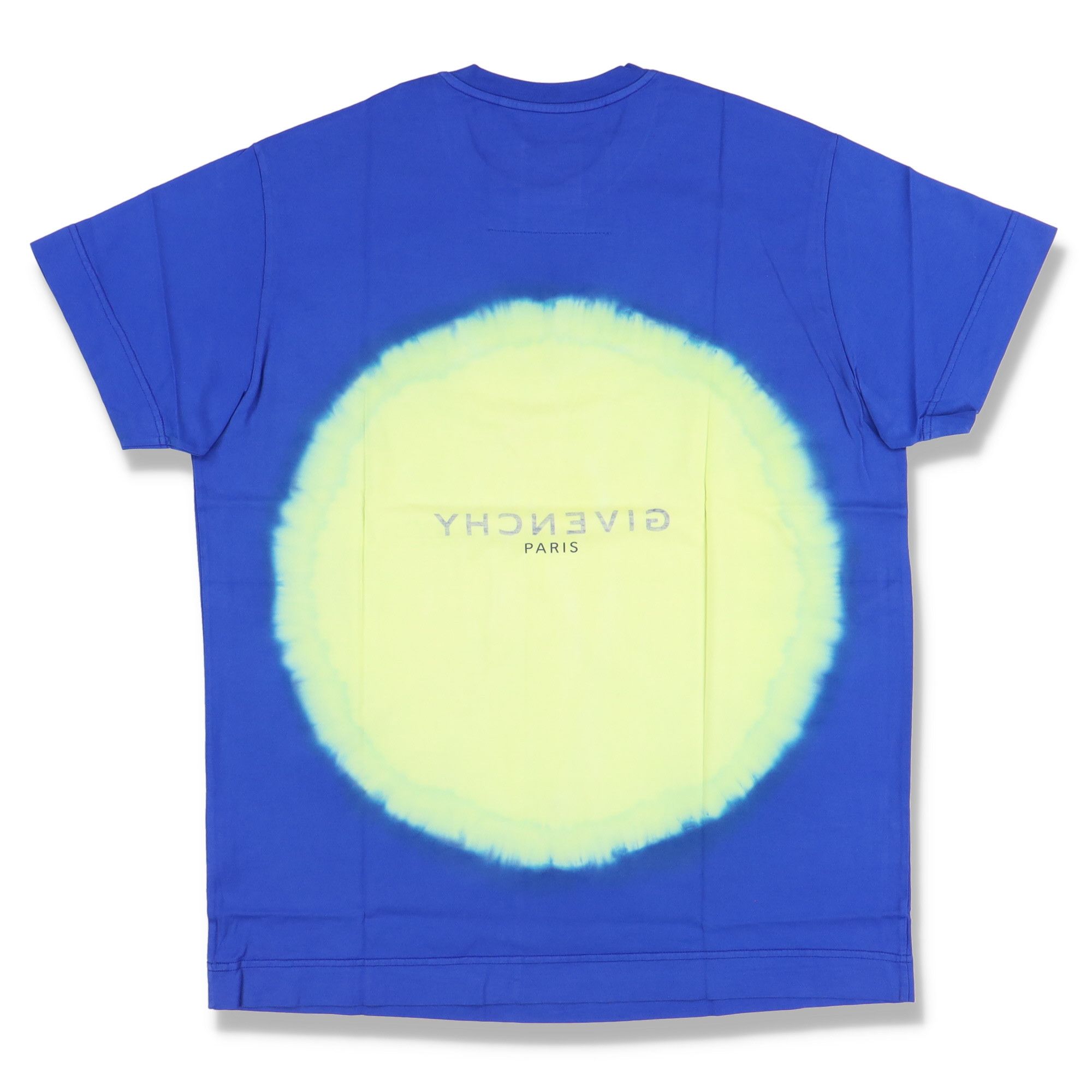 Givenchy Blue and Yellow Reverse Logo Oversized T-Shirt Size US XXS / EU 40 - 7 Thumbnail