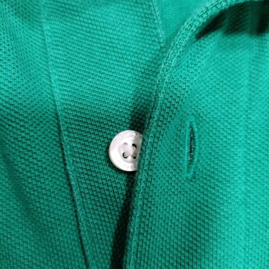 Brooks Brothers Brooks Brothers Mens Green Polo Shirt Size L Cotton Casual C Size US L / EU 52-54 / 3 - 4 Thumbnail