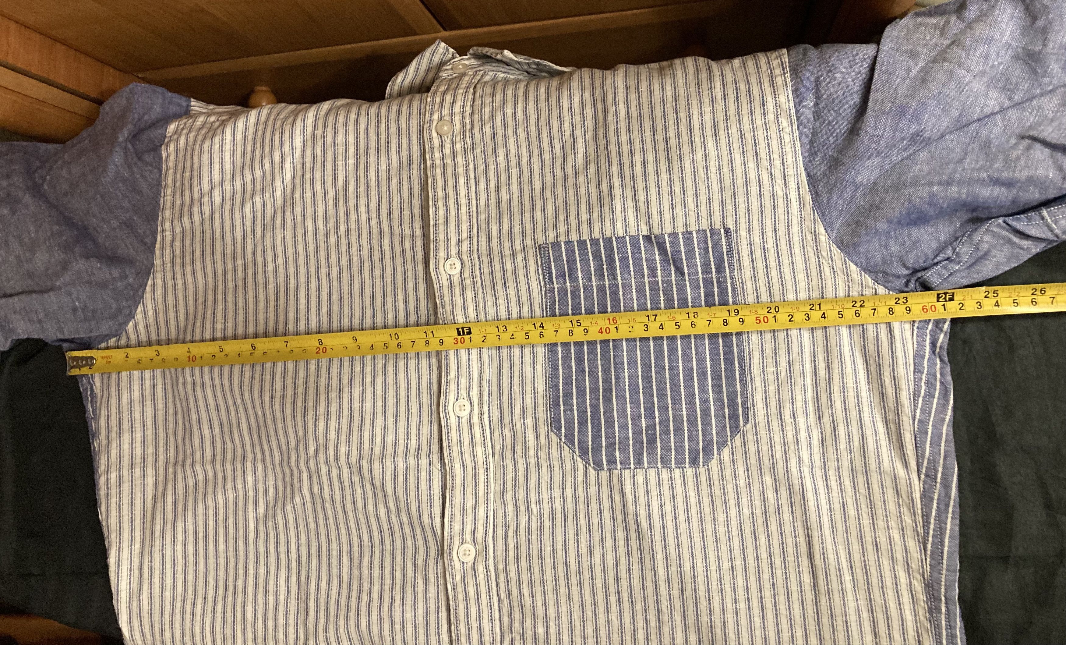 JW Anderson × Uniqlo Uniqlo x JW Anderson Striped Linen/Cotton Shirt Size US XL / EU 56 / 4 - 10 Thumbnail