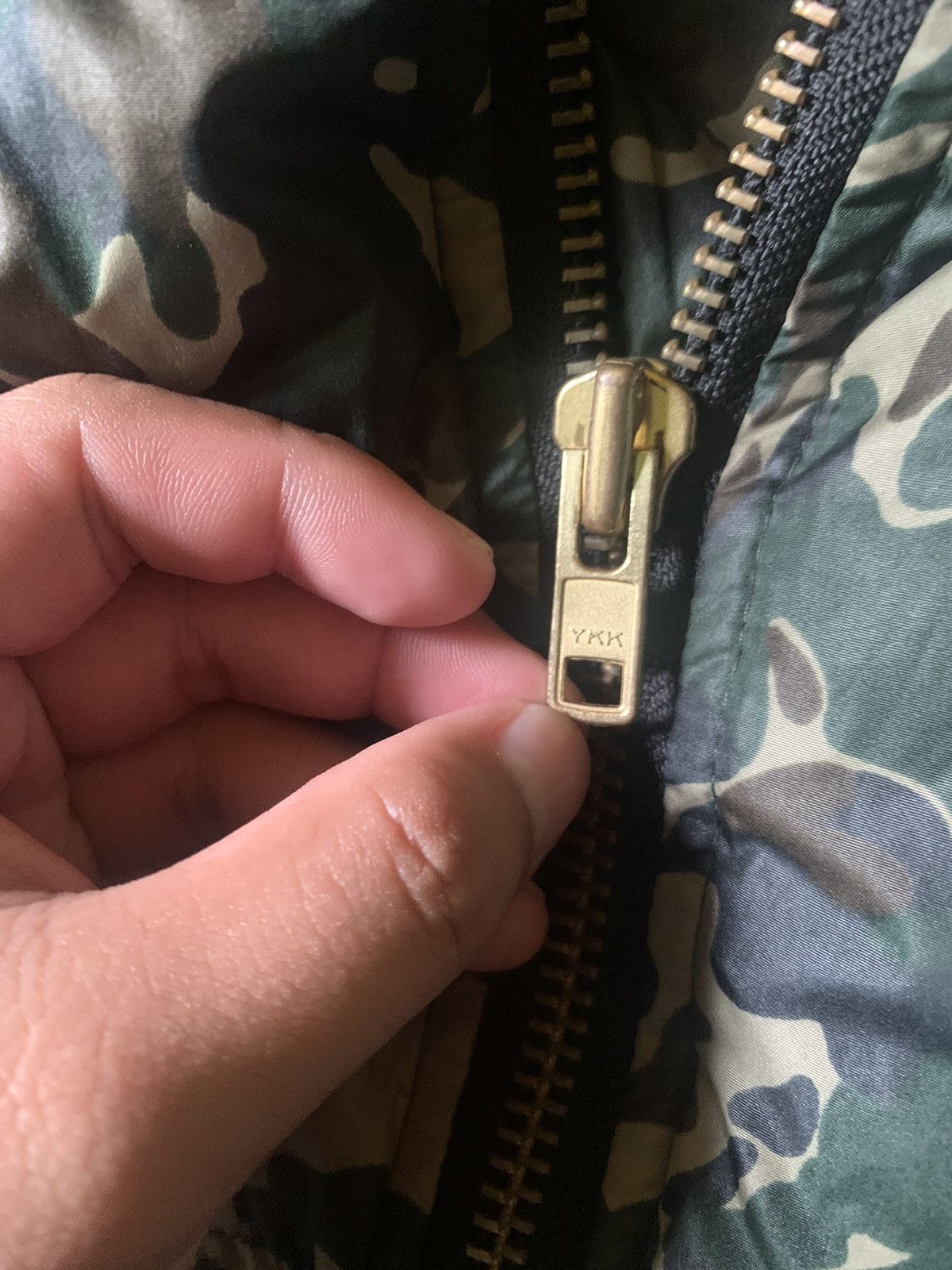Evisu × Japanese Brand Evisu Genes Camouflage Dual Full-zip Puffer Jacket Size US L / EU 52-54 / 3 - 6 Thumbnail