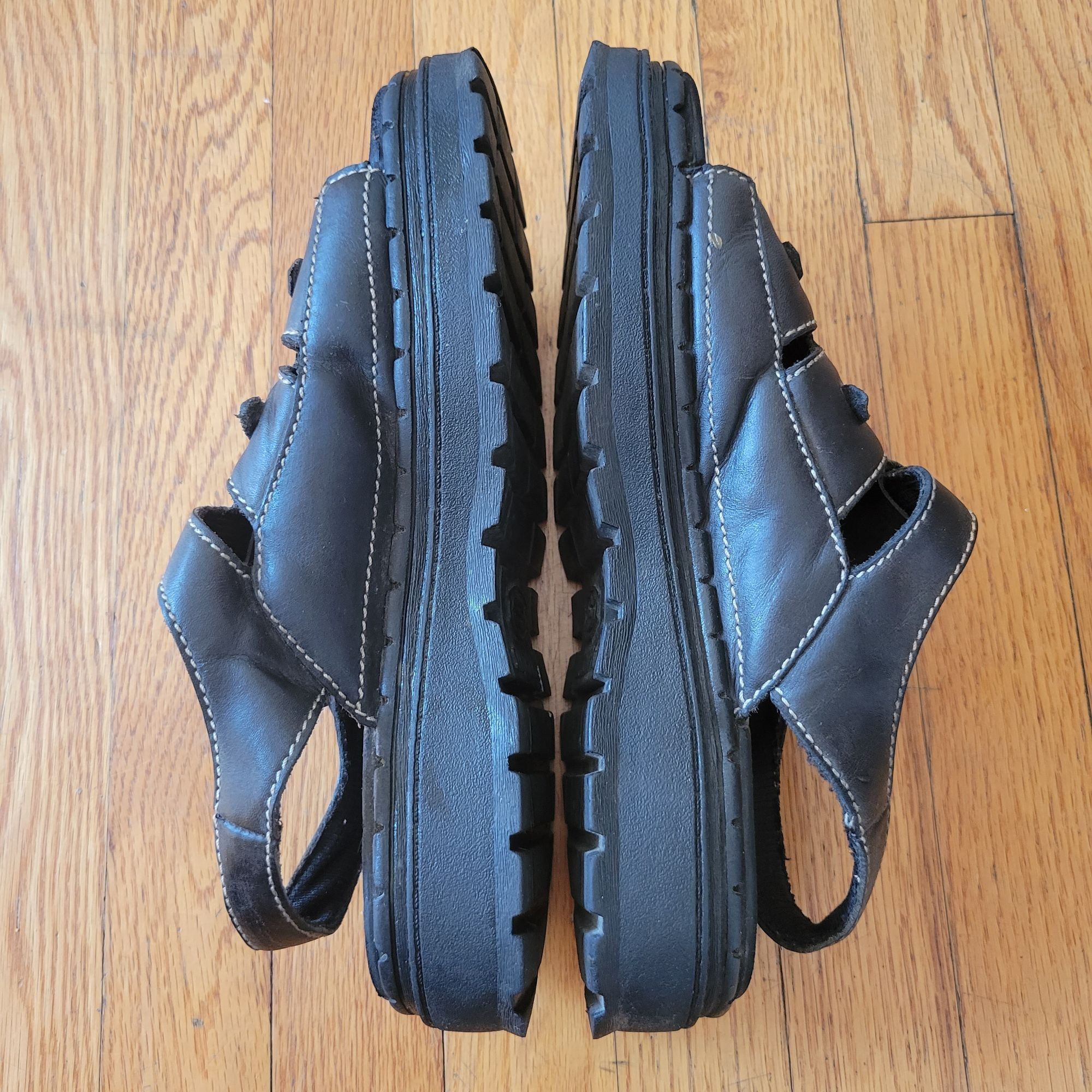 SKECHERS Skechers Chunky Black Fisherman Sandals 11 Open Toe 90s Y2K Size US 11 / IT 41 - 9 Thumbnail