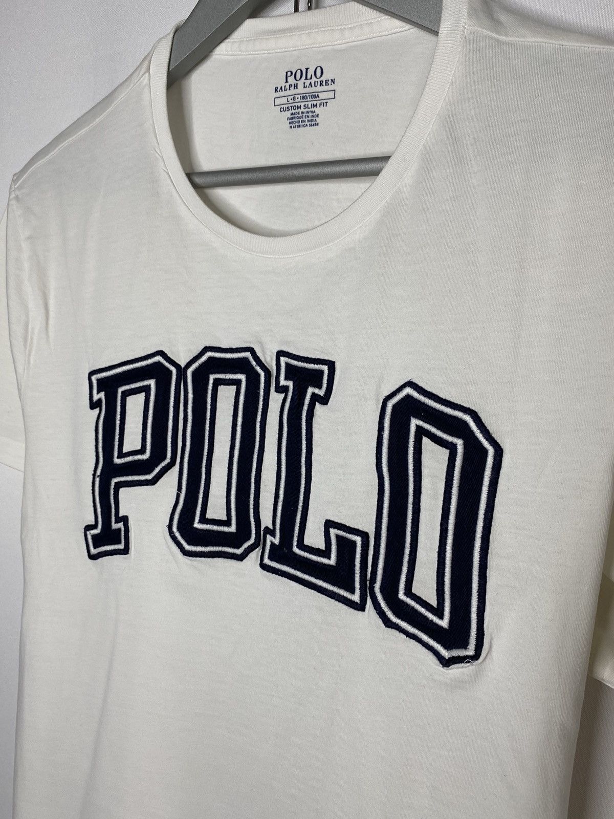 Polo Ralph Lauren × Vintage 🐎Polo Ralph Lauren T-Shirt Tee Big Logo Short Sleeve🐎 Size US L / EU 52-54 / 3 - 3 Thumbnail
