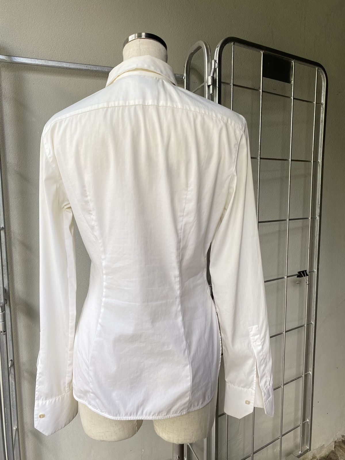 Max Mara Maxmara off white shirt Size XXS / US 00 / IT 34 - 4 Thumbnail