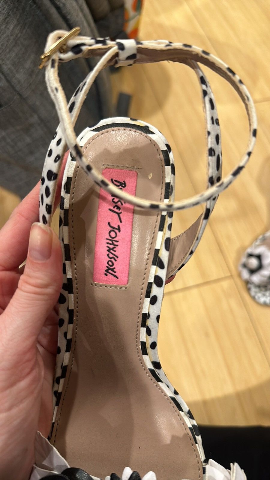 Betsey Johnson Funky floral vintage heels Size US 7 / IT 37 - 4 Thumbnail